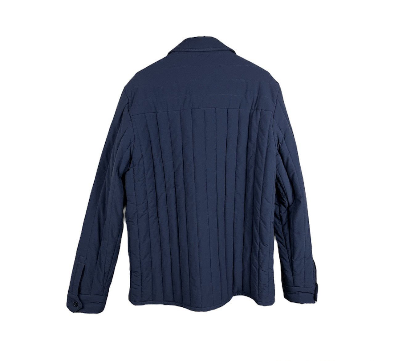 Designer × ECOALF Ecoalf light down jacket button navy puffer recycled nylon Size US M / EU 48-50 / 2 - 2 Thumbnail