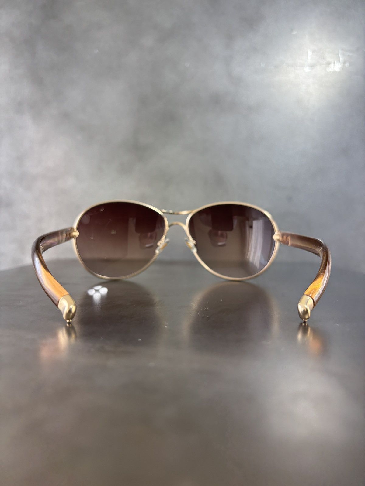Chloe × Vintage 2000s Chloe Sunglasses Y2K Vintage Aviators LVMH Sparkle Size ONE SIZE - 13 Thumbnail