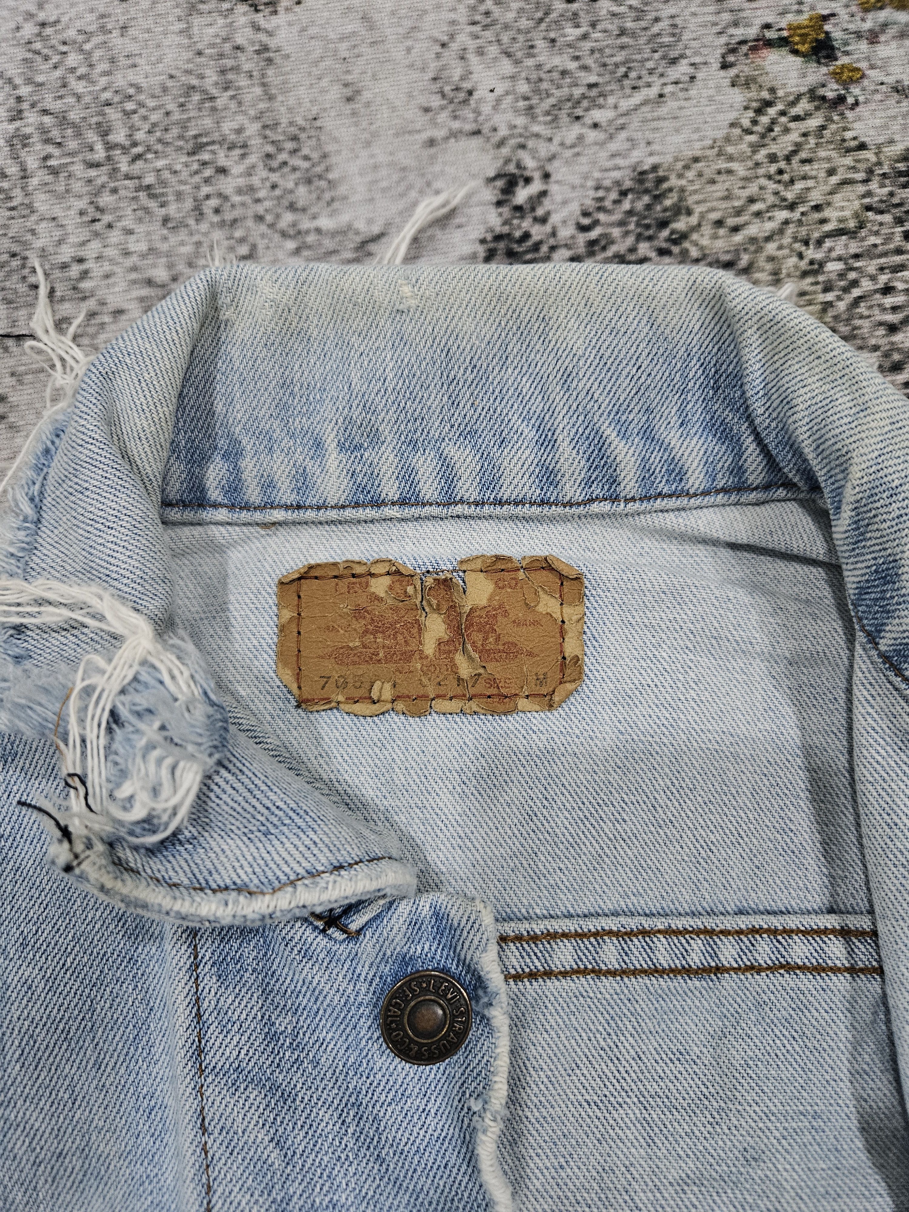 Levi's Vintage Style Levis Light Denim Trucker Jacket - Classic Fit Size US S / EU 44-46 / 1 - 13 Thumbnail