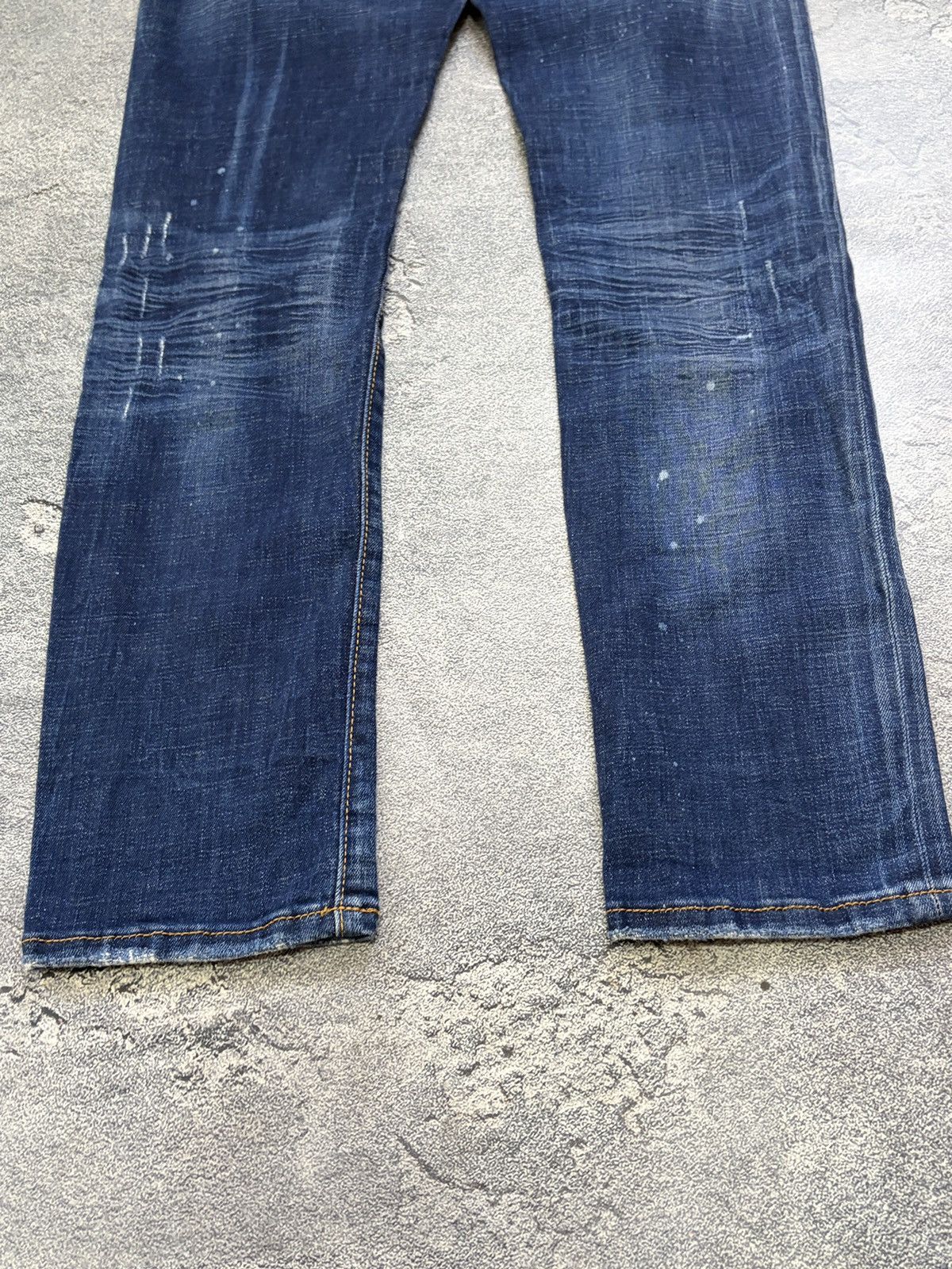 Dsquared2 DSQUARED2 Cool Guy Blue Distressed Paint Splash Jeans IT 44 Size US 29 - 5 Thumbnail