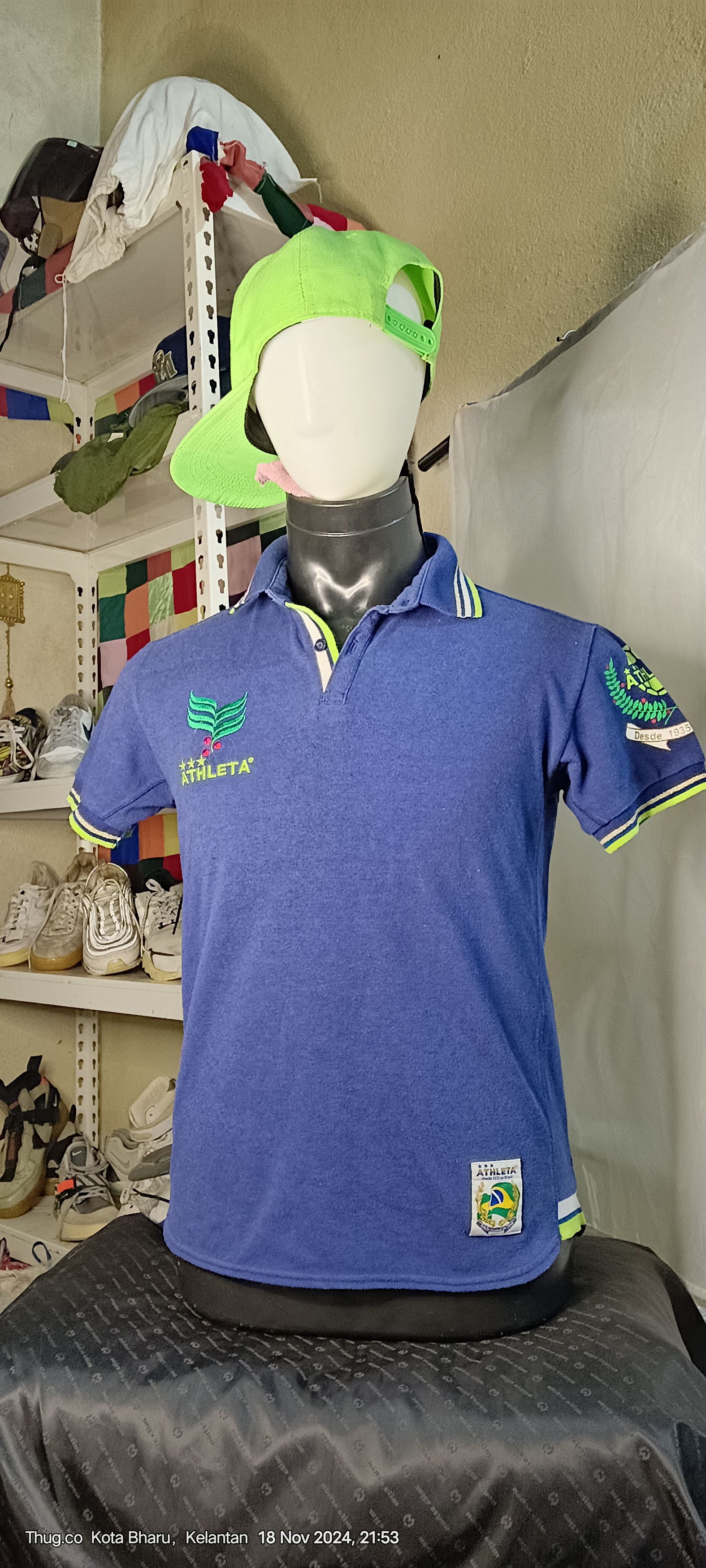 Japanese Brand Vintage Athleta football club brasil Size US M / EU 48-50 / 2 - 1 Thumbnail
