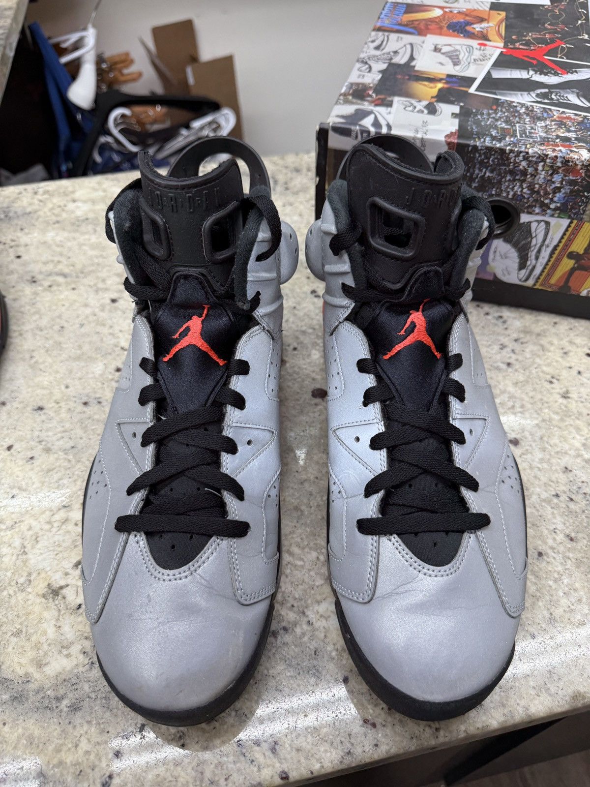 Jordan Brand Jordan 6 Retro Reflections of a champion Size US 12 / EU 45 - 3 Thumbnail