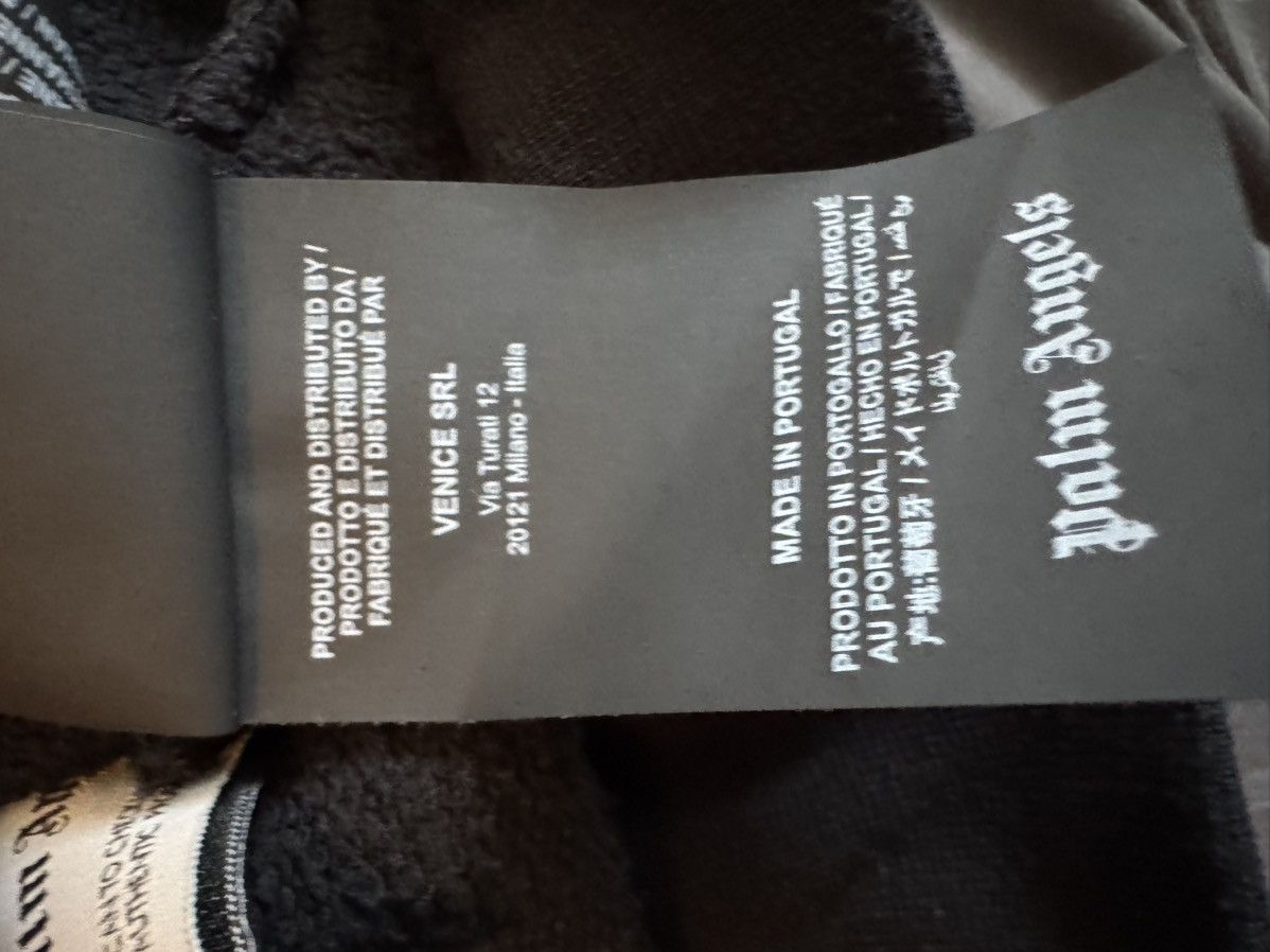 Palm Angels Palm Angels Men's Paris Sprayed Hoodie Black Size US L / EU 52-54 / 3 - 6 Thumbnail