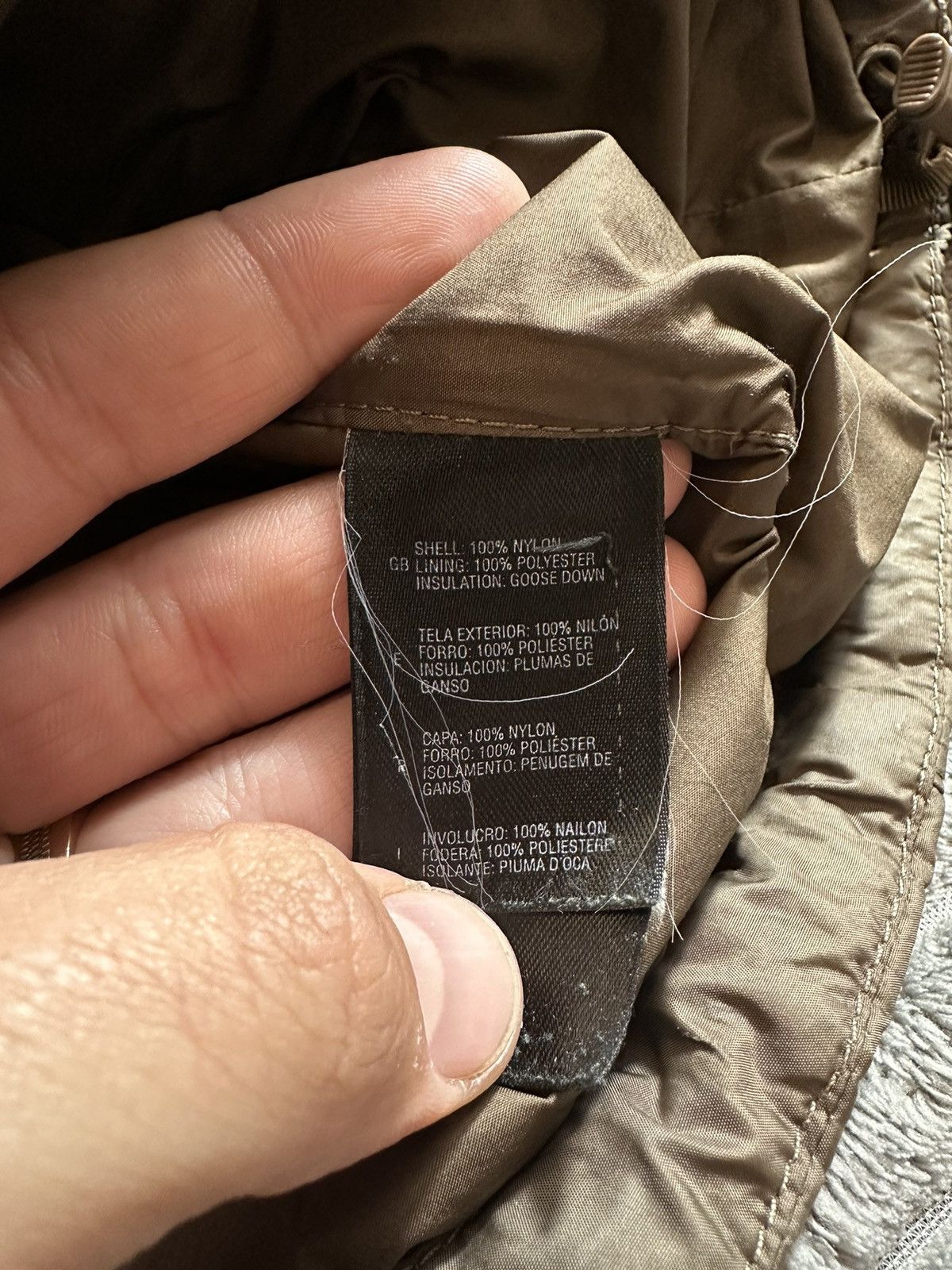 The North Face Brown Vintage 550 Puffer Down Jacket