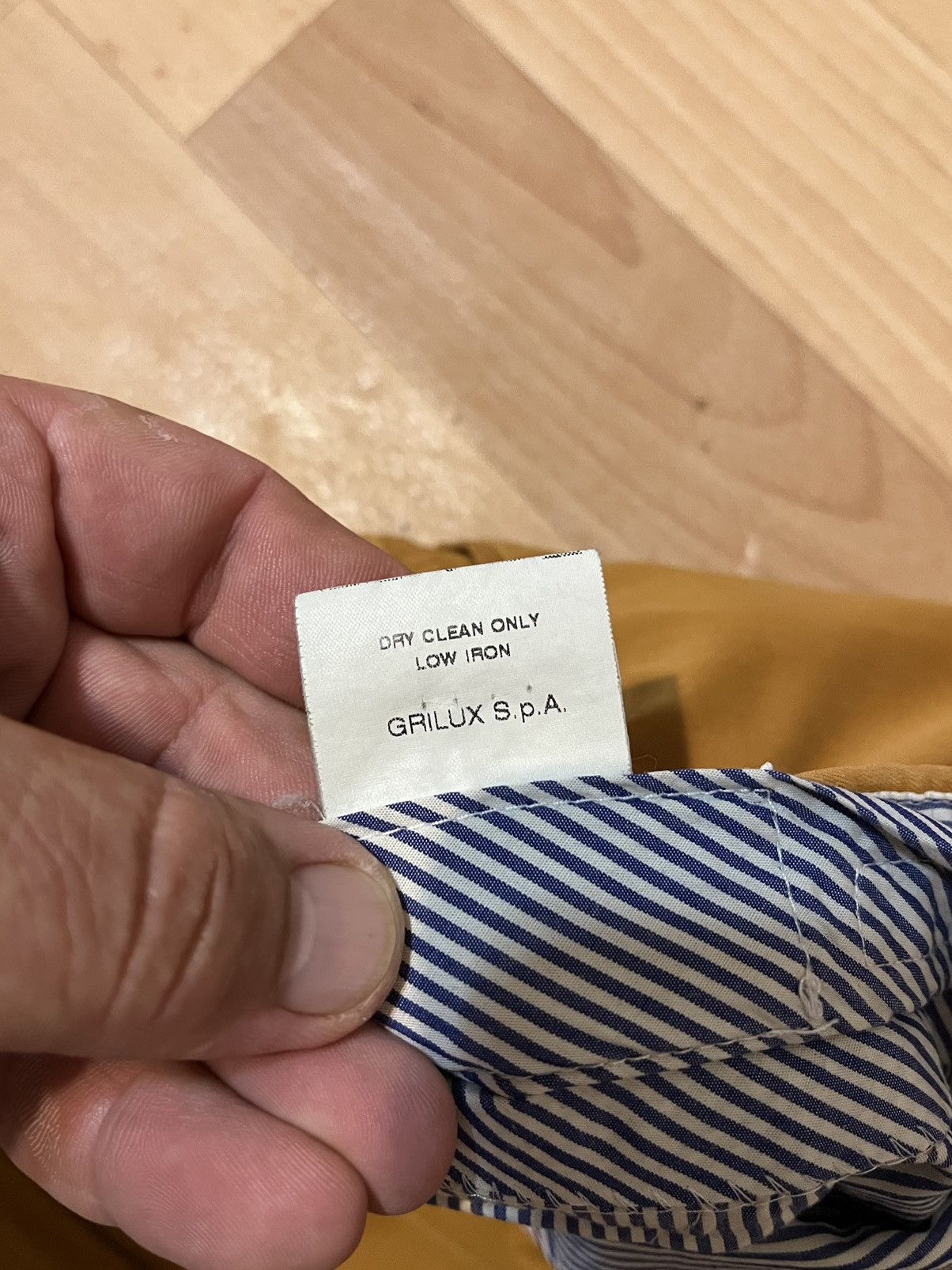 Luciano Barbera Luciano Barbera Cashmere Cotton Loose Fit Chino Pants Size US 36 / EU 52 - 11 Thumbnail
