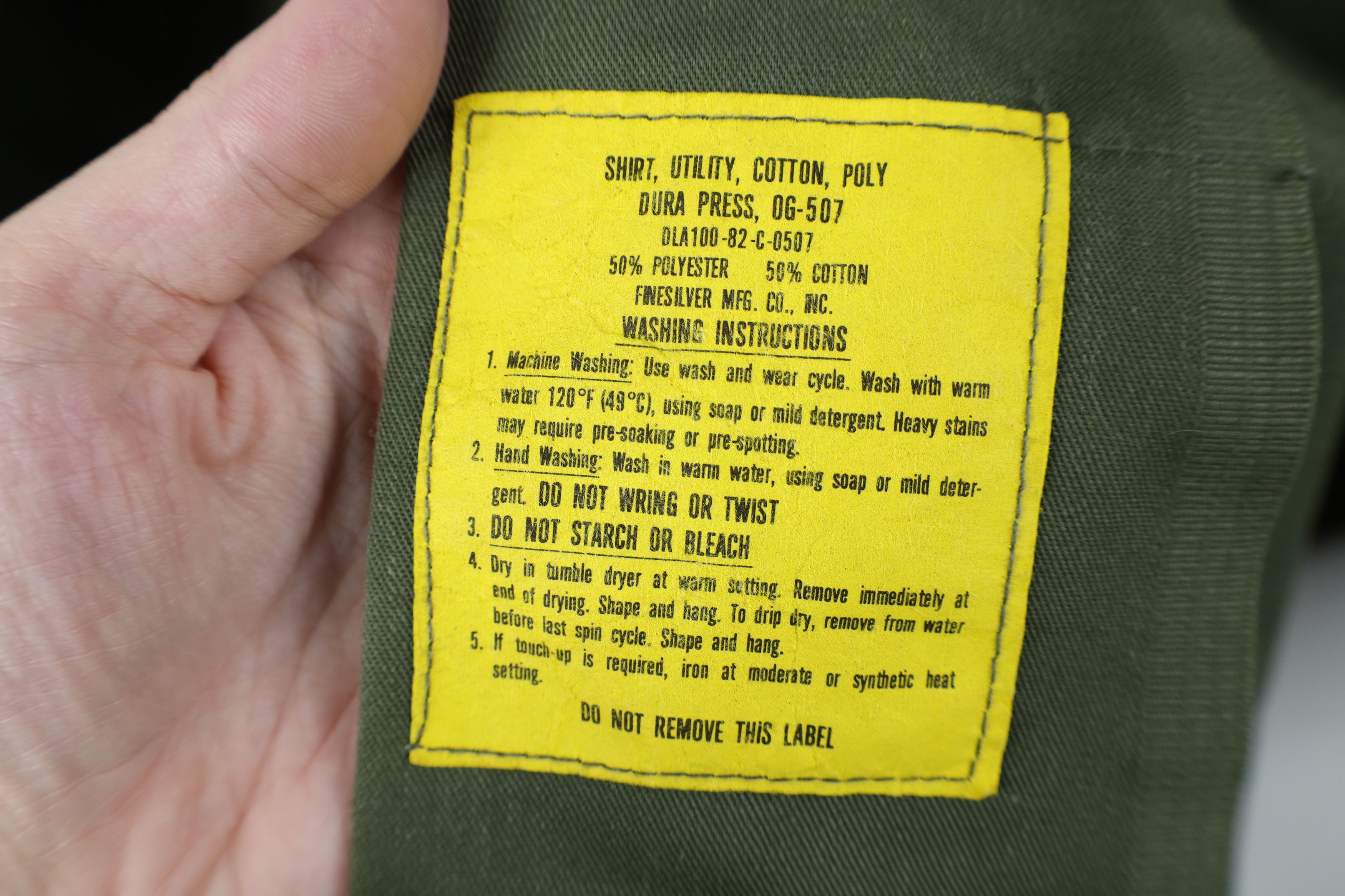 Vintage Vintage 80s US Air Force Military Field Button Shirt USA Size US M / EU 48-50 / 2 - 12 Thumbnail
