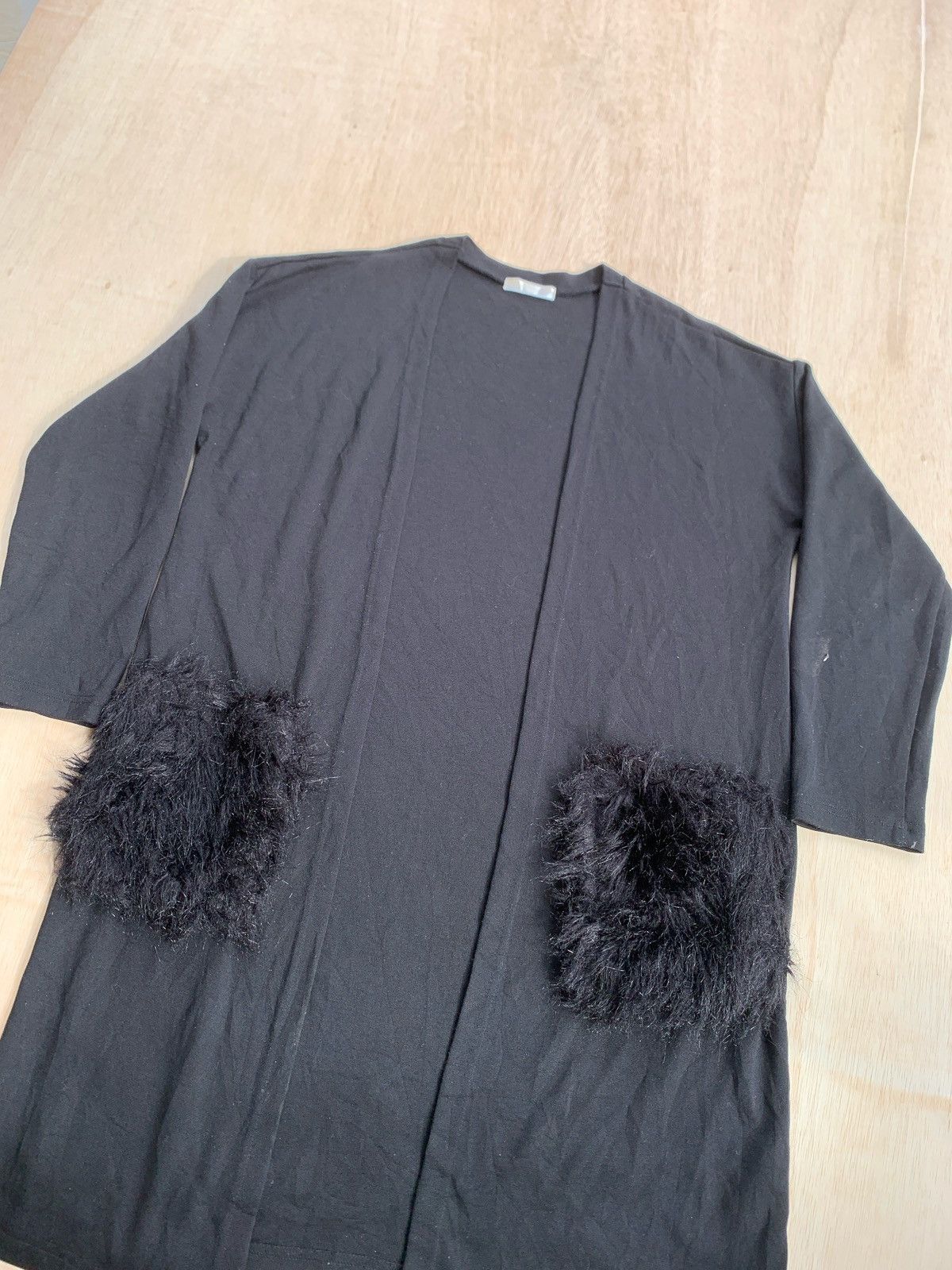If Six Was Nine × Japanese Brand × Le Grande Bleu (L.G.B.) Dreskip Fur Pocket Cardigan Ifsixwasnine Lgb style Size ONE SIZE - 2 Thumbnail