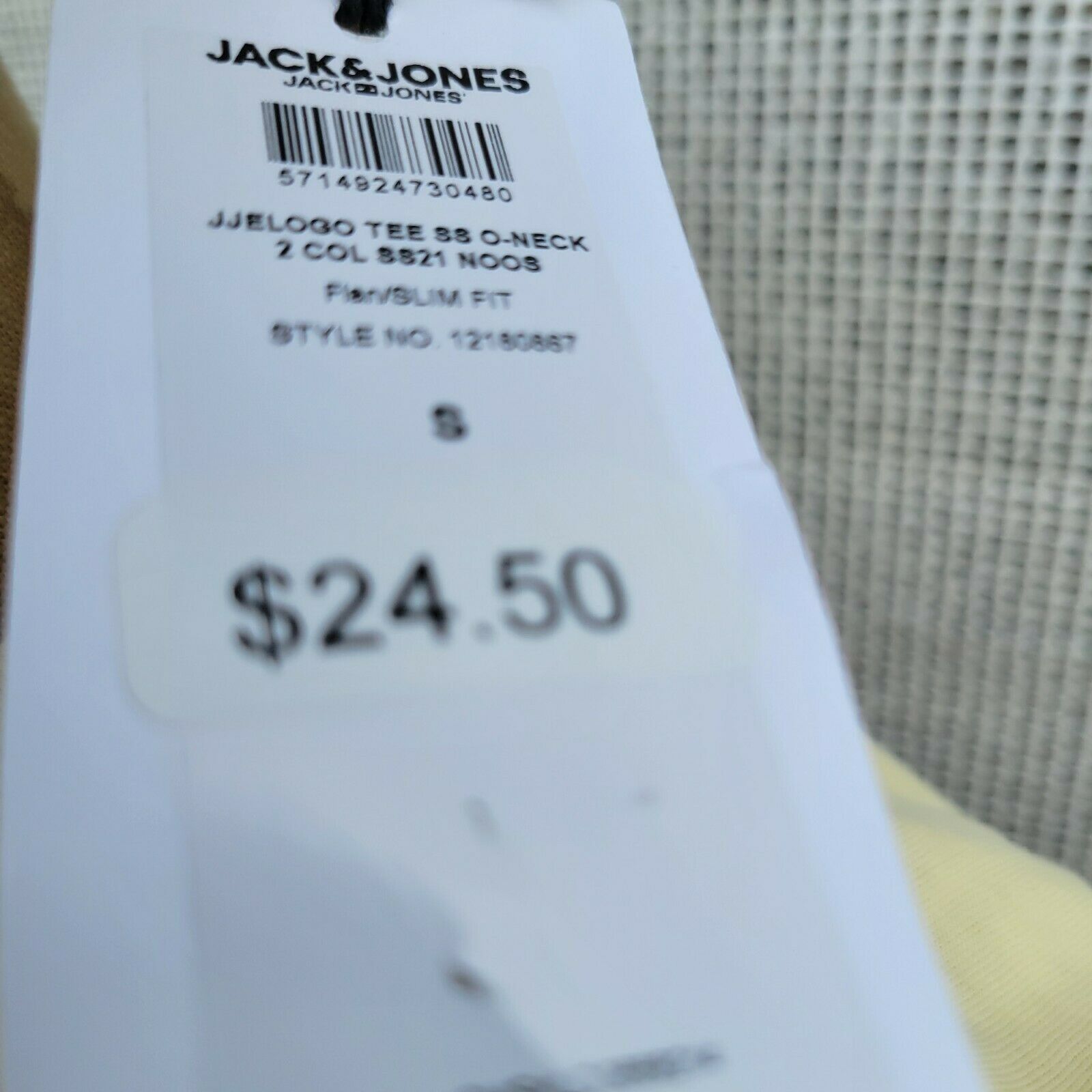 Jack & Jones Men's Jack And Jones Tshirt . Small Size US S / EU 44-46 / 1 - 4 Thumbnail