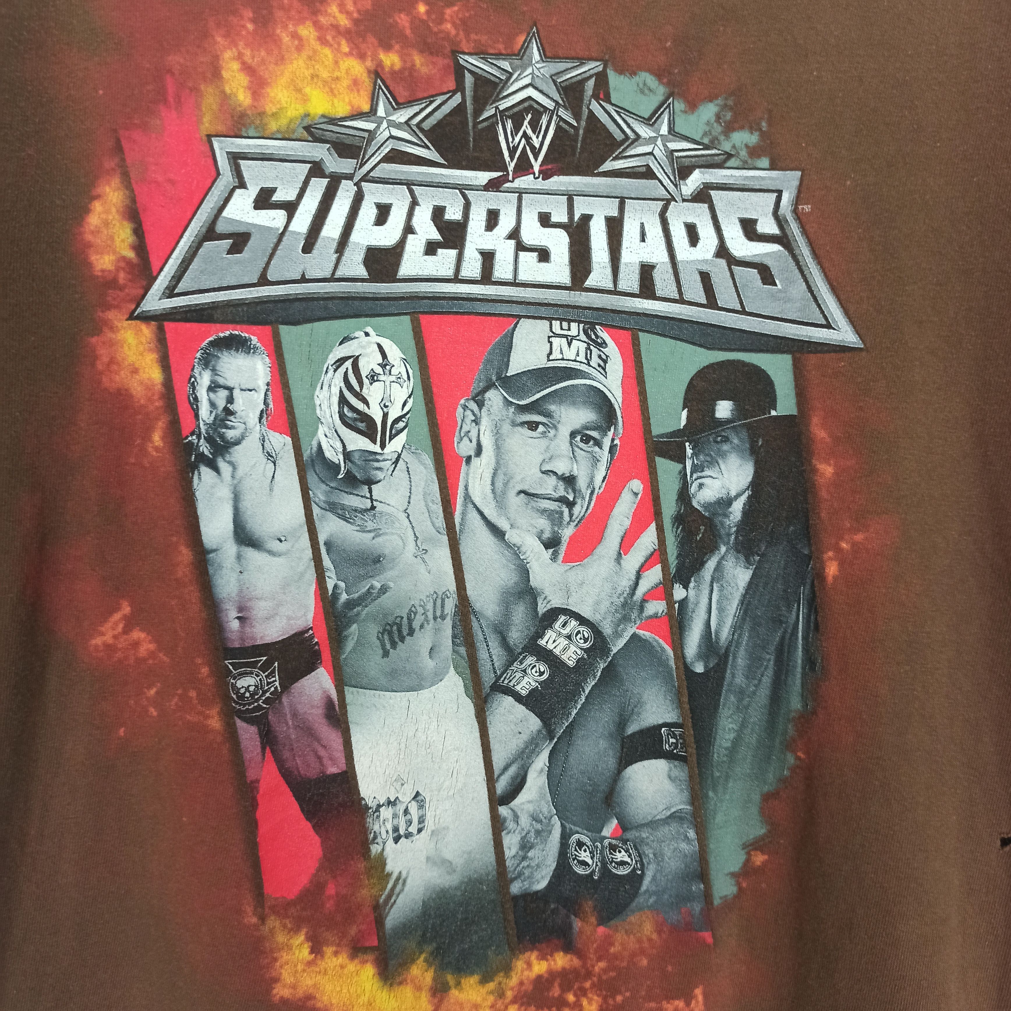 WWF Rare WWF Superstars John Cena Tshirt Size US S / EU 44-46 / 1 - 2 Thumbnail