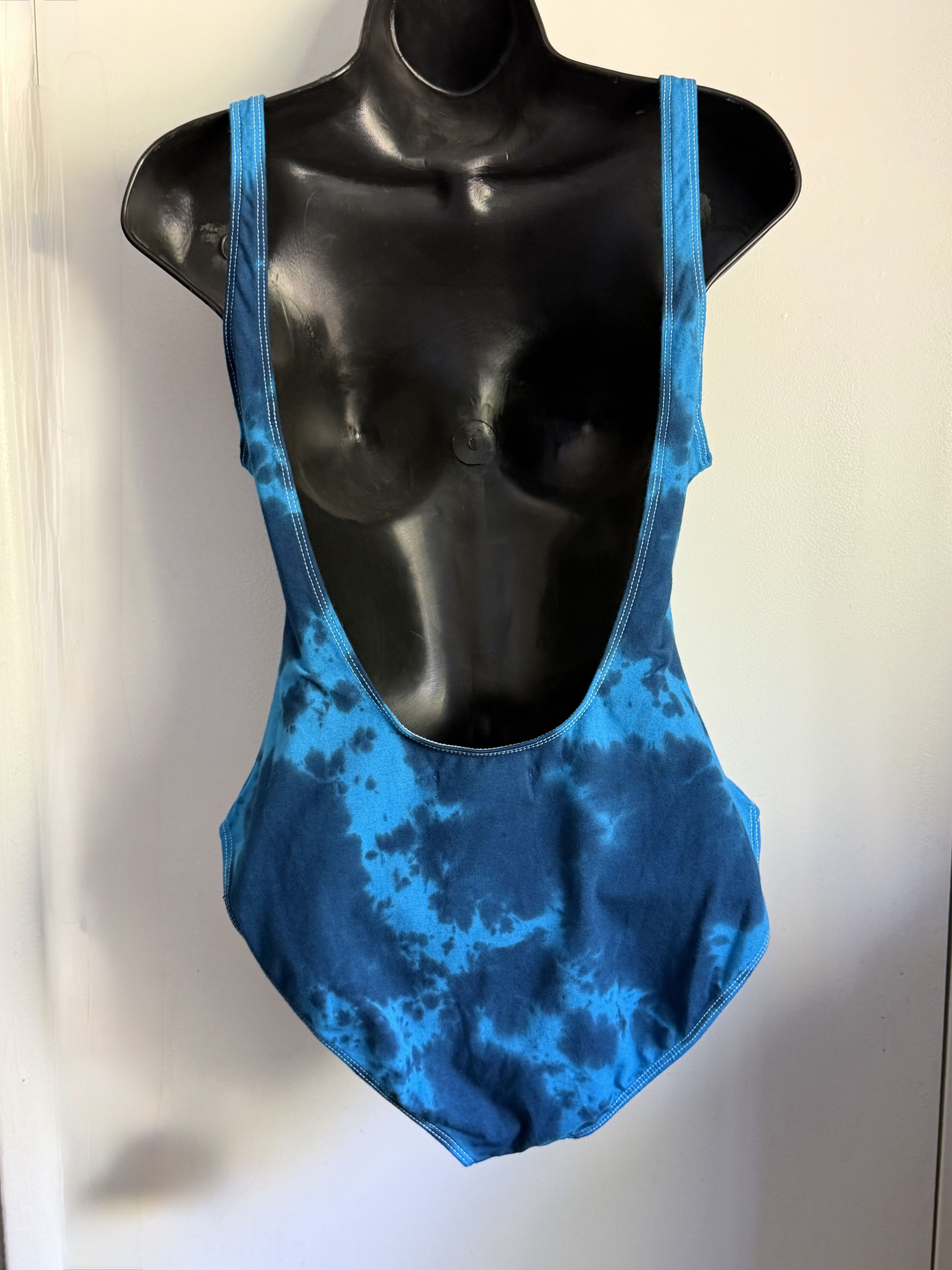 Guess GUESS 88 Rising Blue Tie-Dye One-Piece Swimsuit Size M / US 6-8 / IT 42-44 - 11 Thumbnail