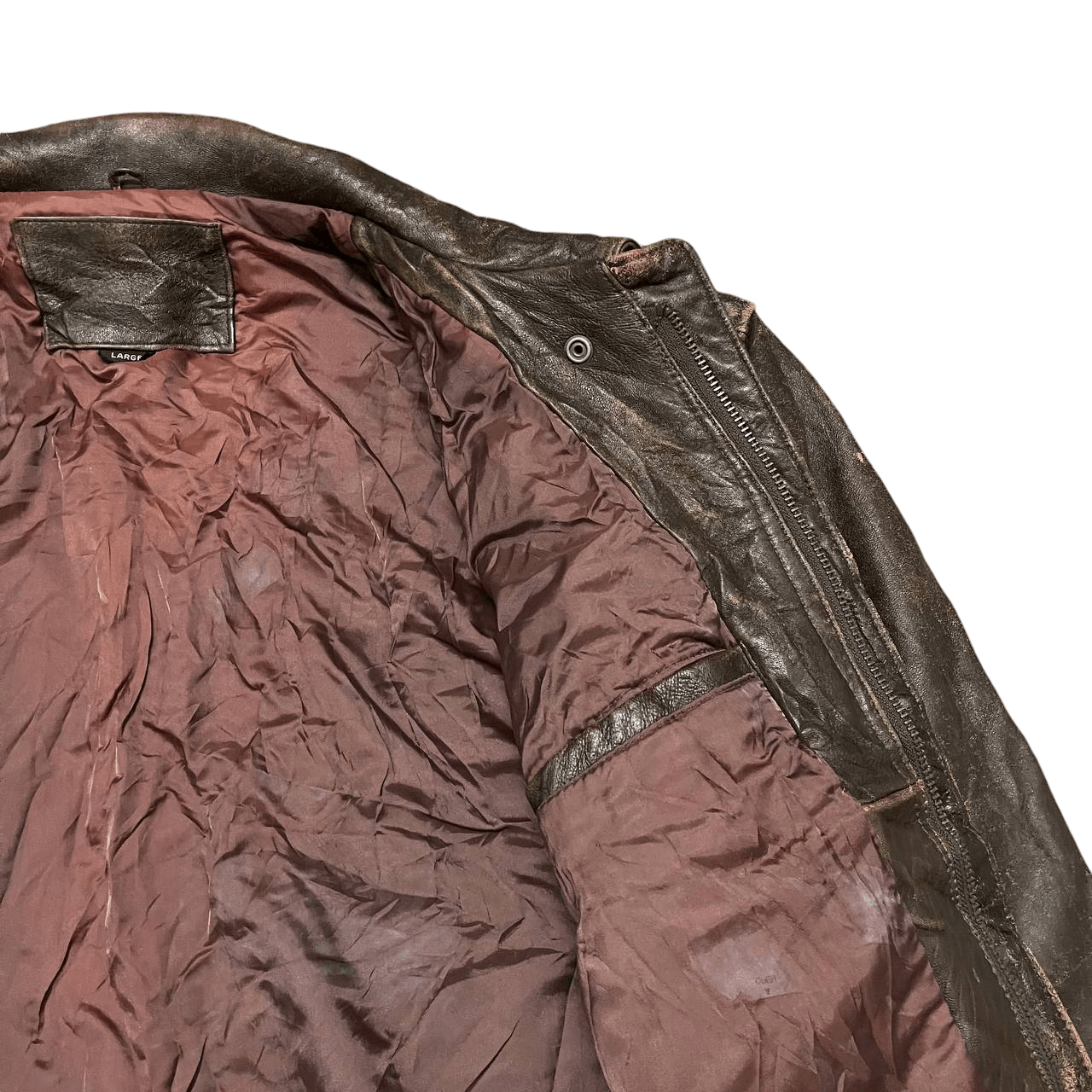 Leather Vintage Japanese Brand Bomber Leather Jacket A2 Size US L / EU 52-54 / 3 - 7 Thumbnail