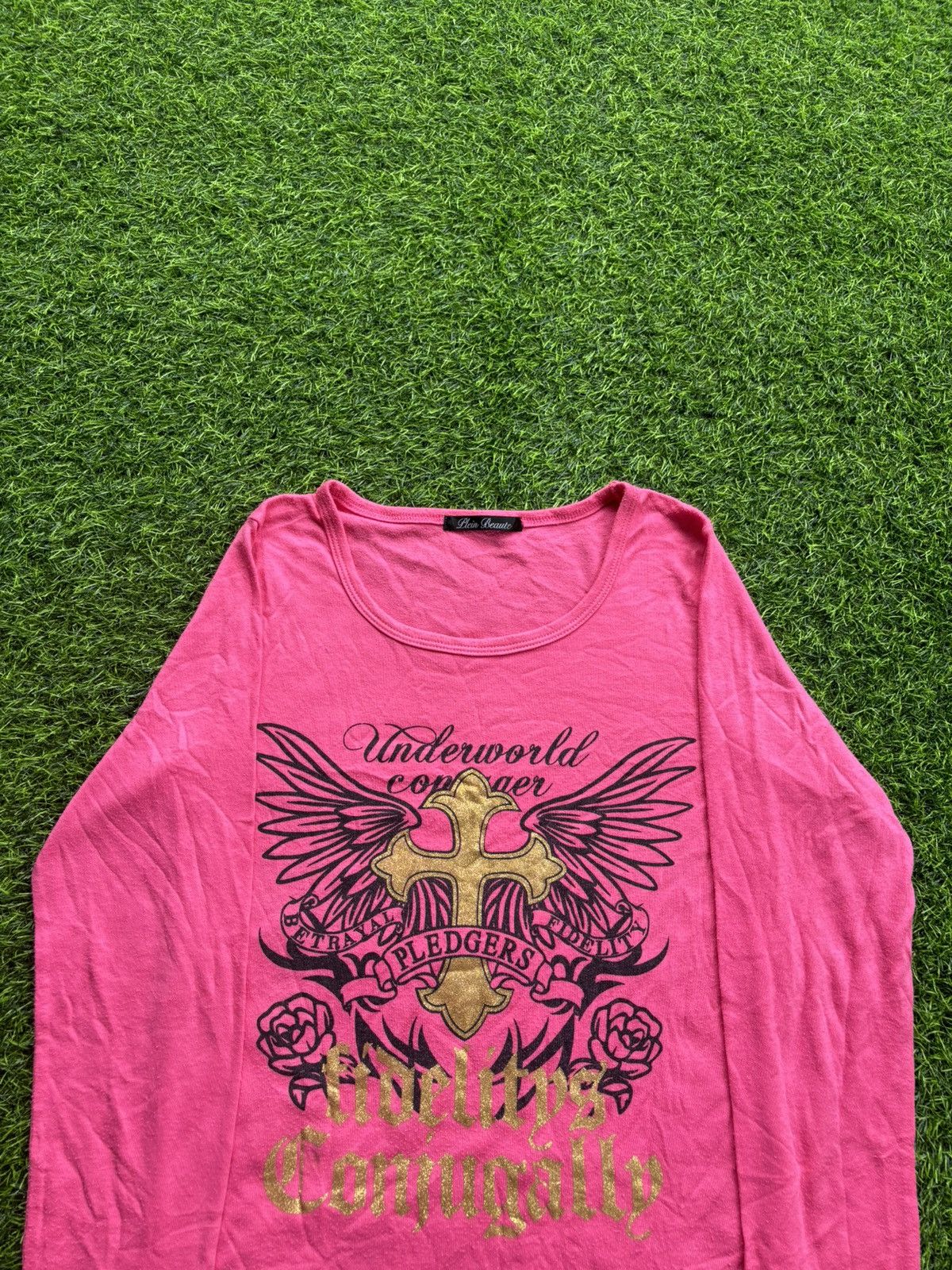 Hysteric Glamour Y2k Plein Beaute Ifsixwasnine Punk Style Longsleeve Size L / US 10 / IT 46 - 2 Thumbnail