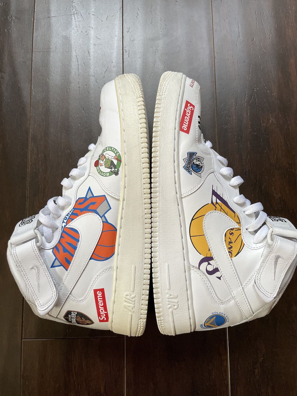 Nike × Supreme Nike Supreme X Nba X Airforce 1 Mid 07 Size US 10.5 / EU 43-44 - 3 Thumbnail