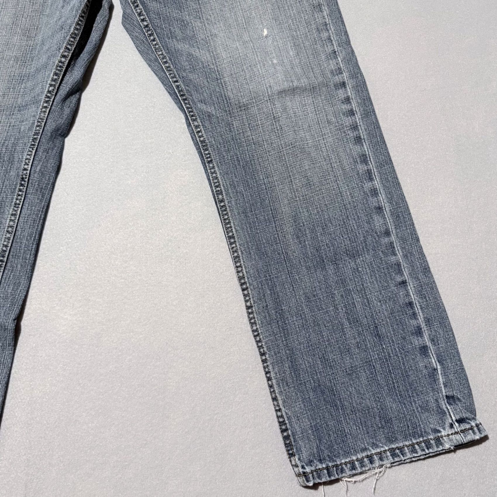 Levi's Levi's 559 Jeans Men Blue Denim Distress Classic Straight Zip Fly 36X30 Size US 36 / EU 52 - 6 Thumbnail