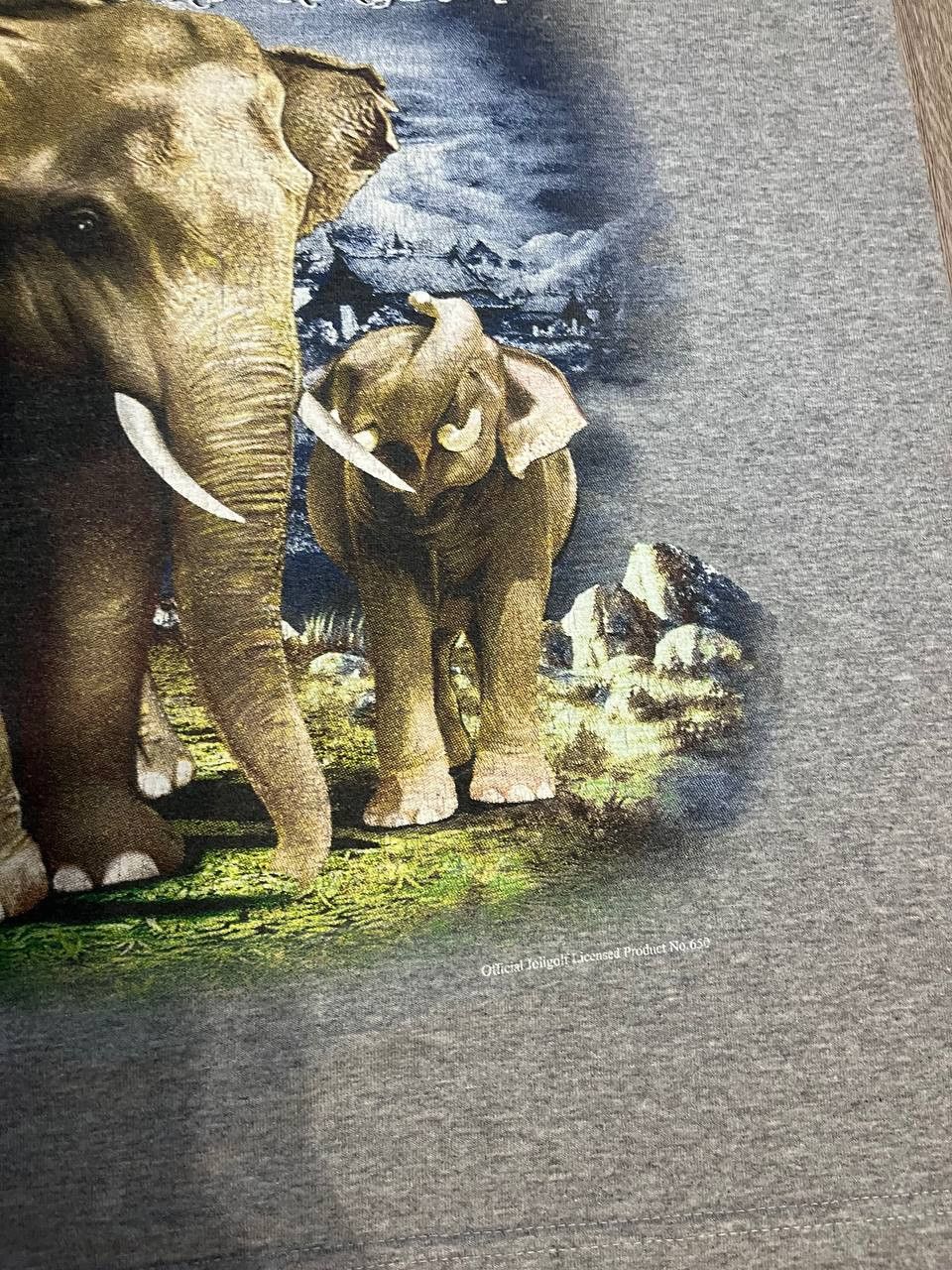 Vintage Vintage Thailand Kingdom Of Elephants Animal Print T-Shirt Size US M / EU 48-50 / 2 - 3 Thumbnail