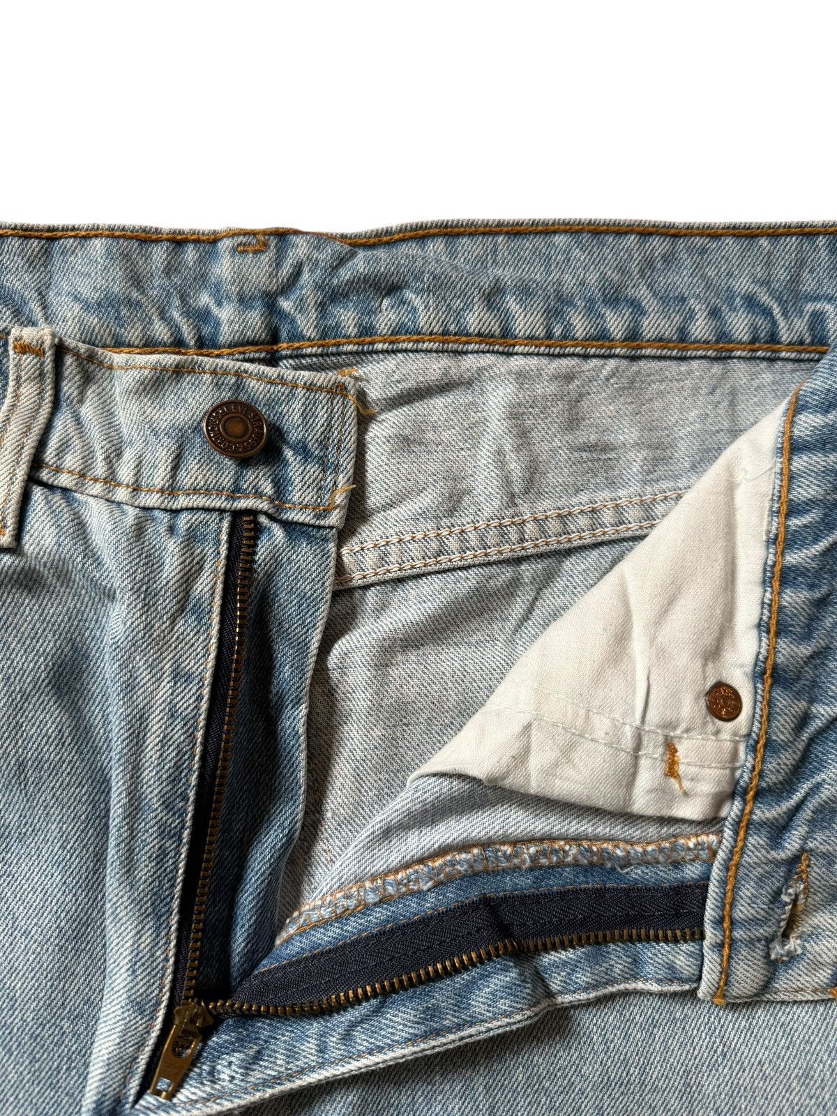 Levi's Vintage 90s Levis 617 Orange Tab Mud Wash Flare Jeans Size US 30 / EU 46 - 3 Thumbnail