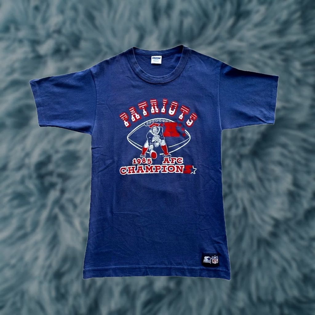 Starter VINTAGE Starter Shirt Mens M Red Brand New England Patriots single stitch Blue Adult Size US M / EU 48-50 / 2 - 1 Thumbnail