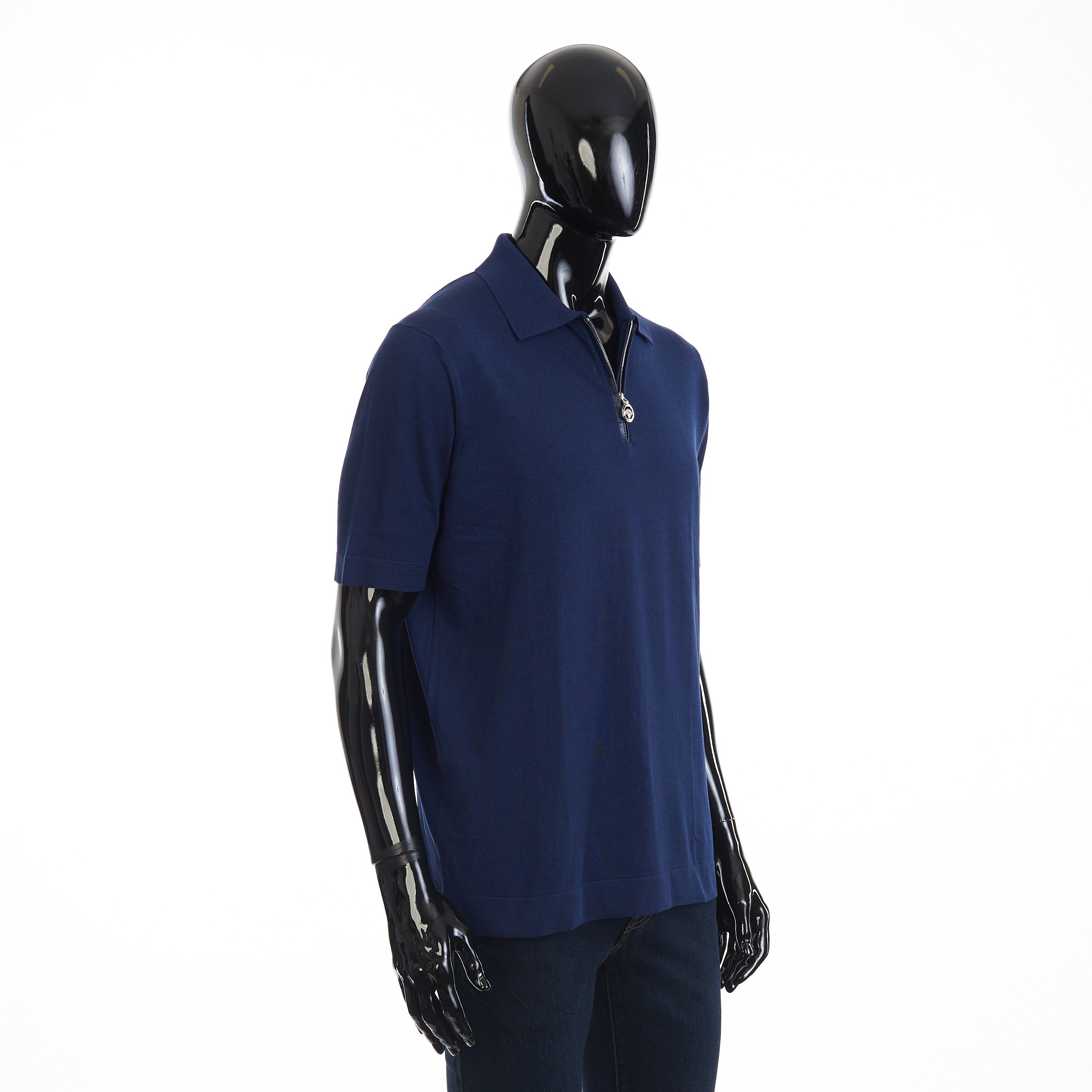 Stefano Ricci Zip Polo Shirt - Crocodile Inserts, Eagle Head Hardware Size US L / EU 52-54 / 3 - 9 Thumbnail