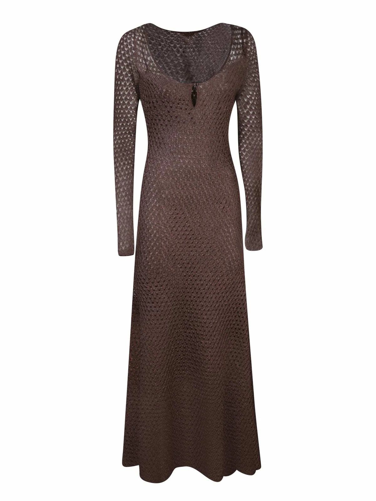 Tom Ford o1y0126 Maxi Dress in Dark Brown Size XS / US 0-2 / IT 36-38 - 1 Thumbnail