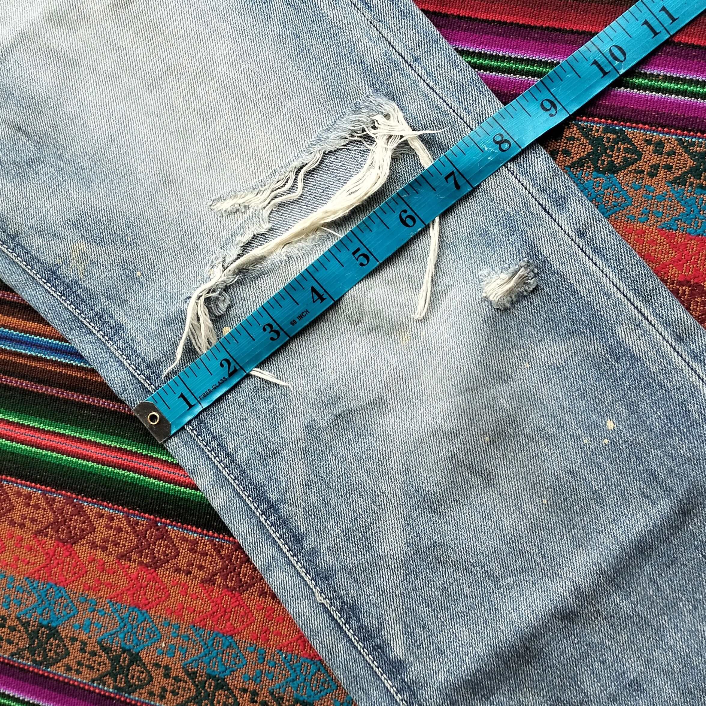 Vanquish Vanquish x Murder License distressed flare denim Size US 33 - 17 Thumbnail