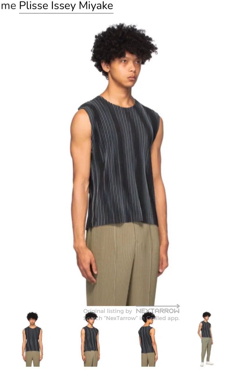 Issey Miyake Issey Miyake Grey Tank Top Size M / US 6-8 / IT 42-44 - 5 Thumbnail