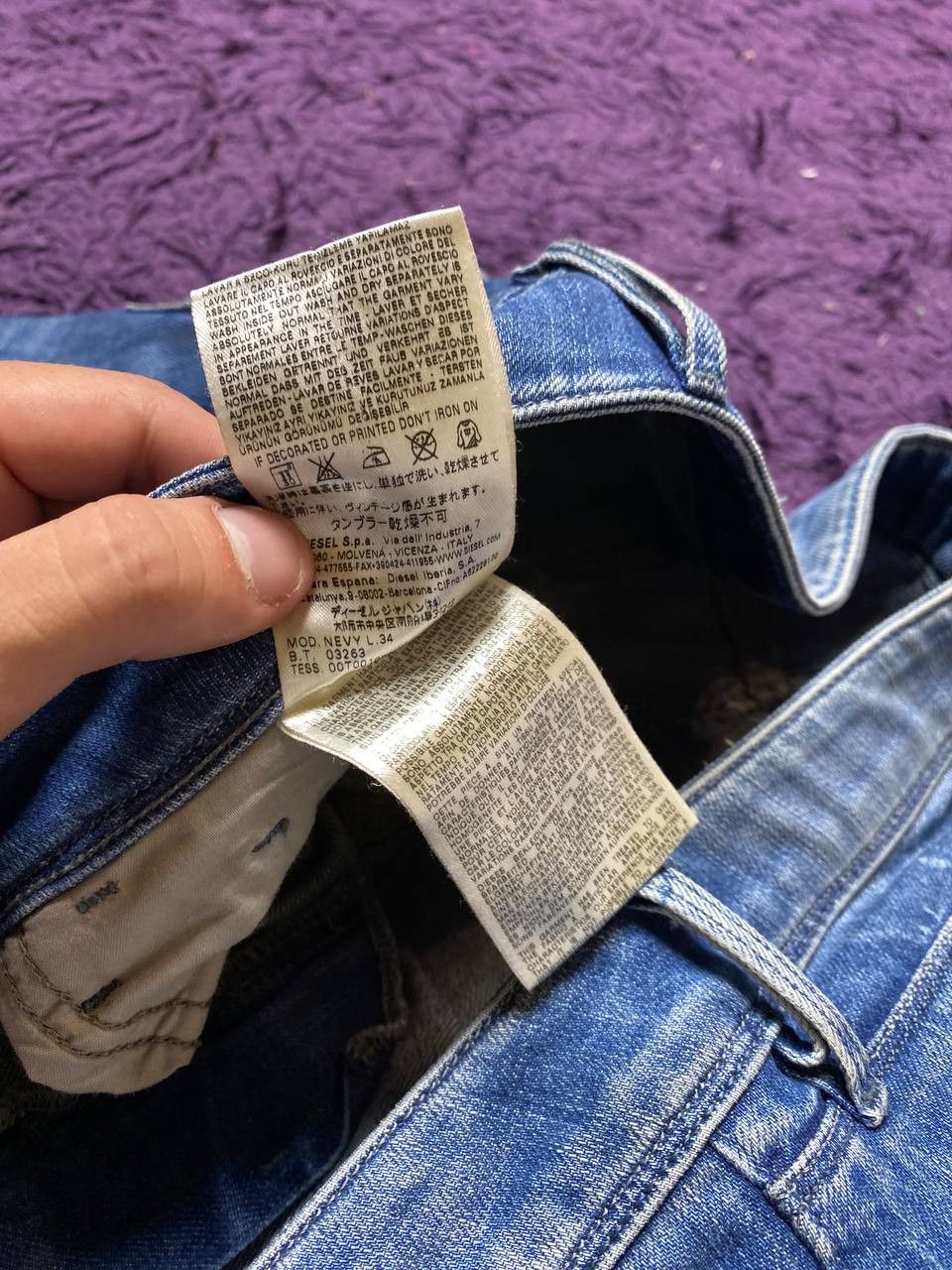 Diesel Vintage Y2K Diesel jeans denim streetwear style Size 27" / US 4 / IT 40 - 15 Thumbnail