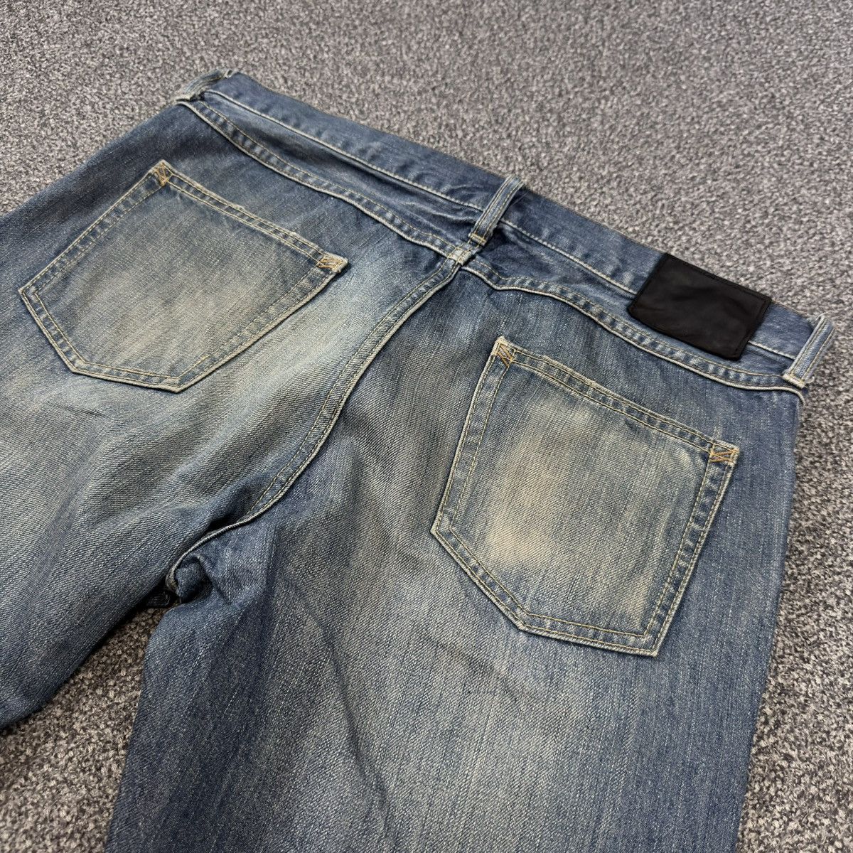 14th Addiction Archive ‼️ Japanese Seditionaries Stooge Distressed Denim Size US 35 - 7 Thumbnail