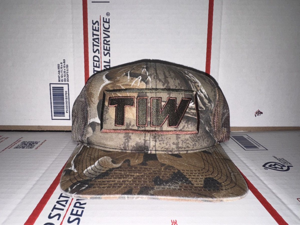 Vintage Tiw company corporation advantage camo camouflage hat cap US Size ONE SIZE - 1 Thumbnail