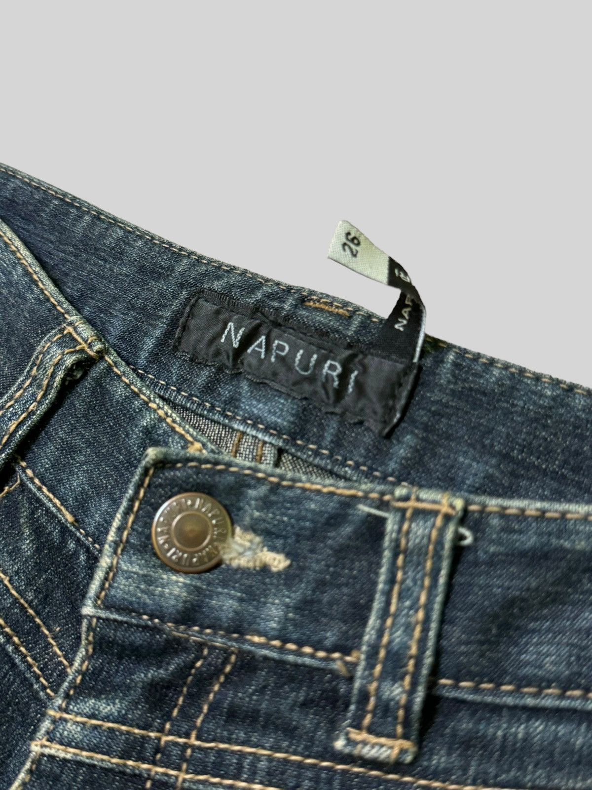 Hysteric Glamour Flared Napuri Reconstructed Reworked jeans Size 25" / US 0 / IT 36 - 7 Thumbnail