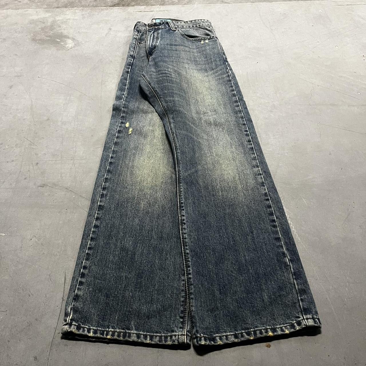 Japanese Brand × Vintage Vintage Y2K Faded Medium Wash Denim Jeans! Size US 34 / EU 50 - 3 Thumbnail