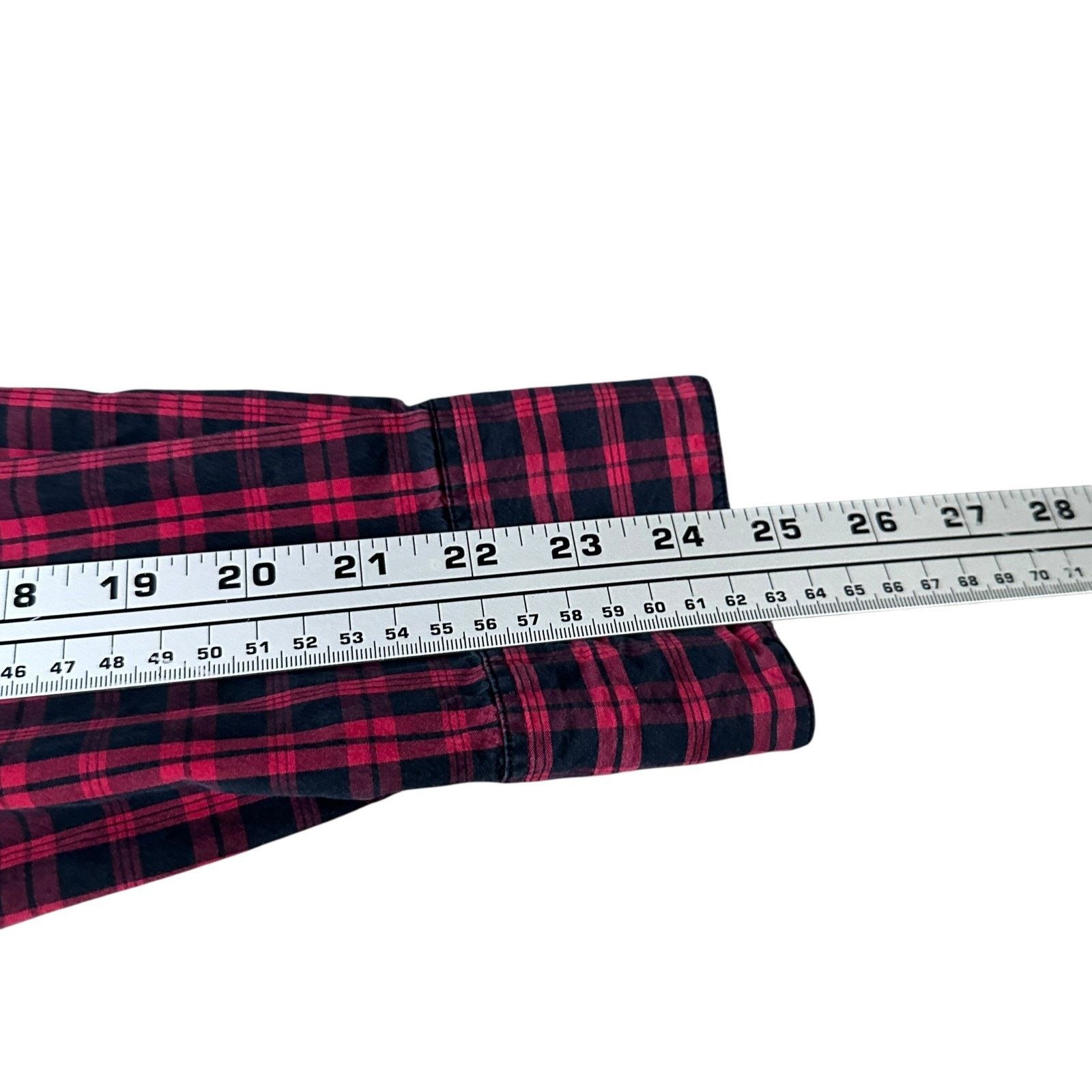 Polo Ralph Lauren Polo Ralph Lauren Western Shirt Men's Medium Red Black Plaid Size US M / EU 48-50 / 2 - 9 Thumbnail