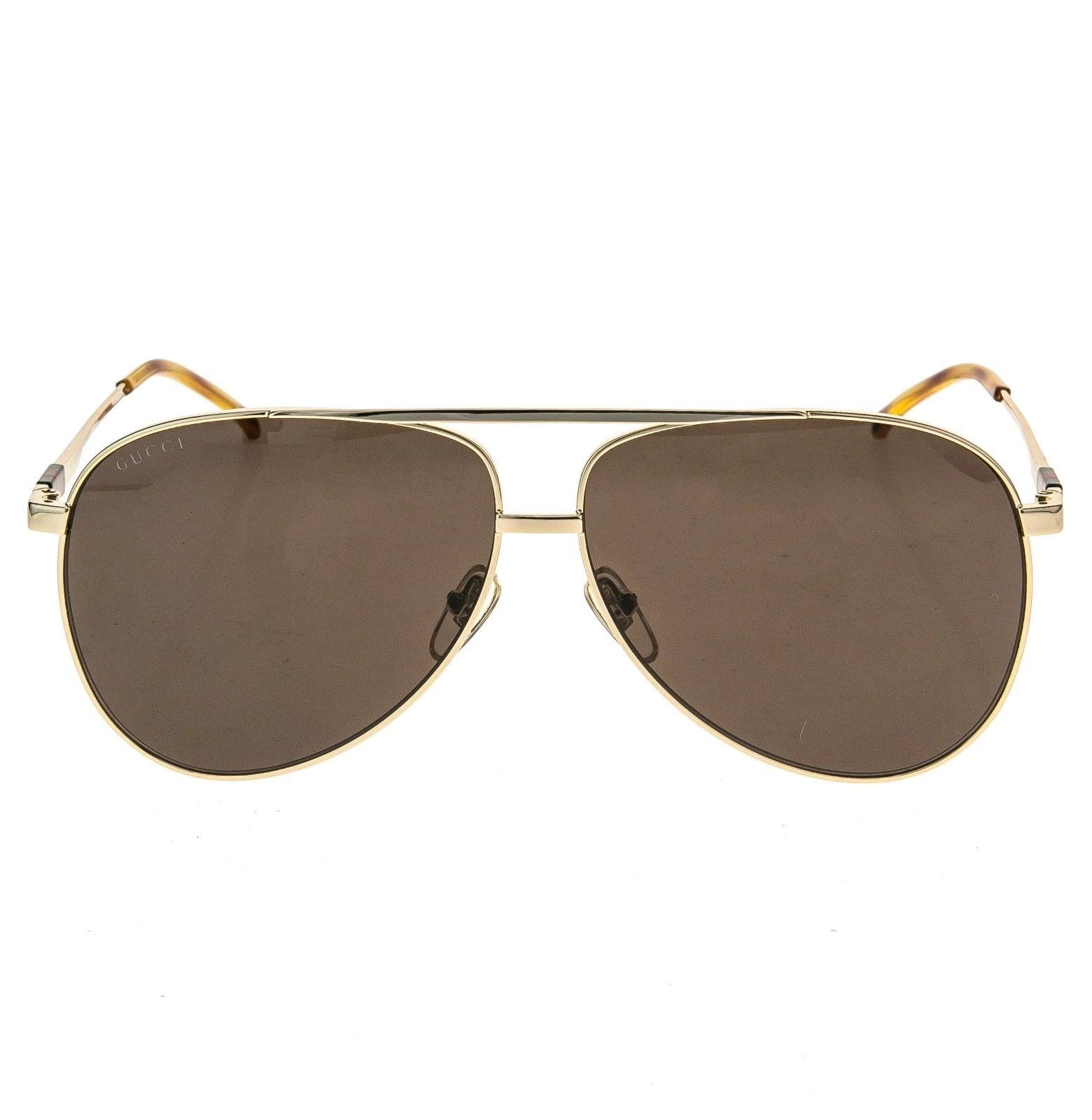 Gucci GUCCI GG1677S Stripe 1677 Gold Sport Aviator Sunglasses 002 Size ONE SIZE - 5 Thumbnail