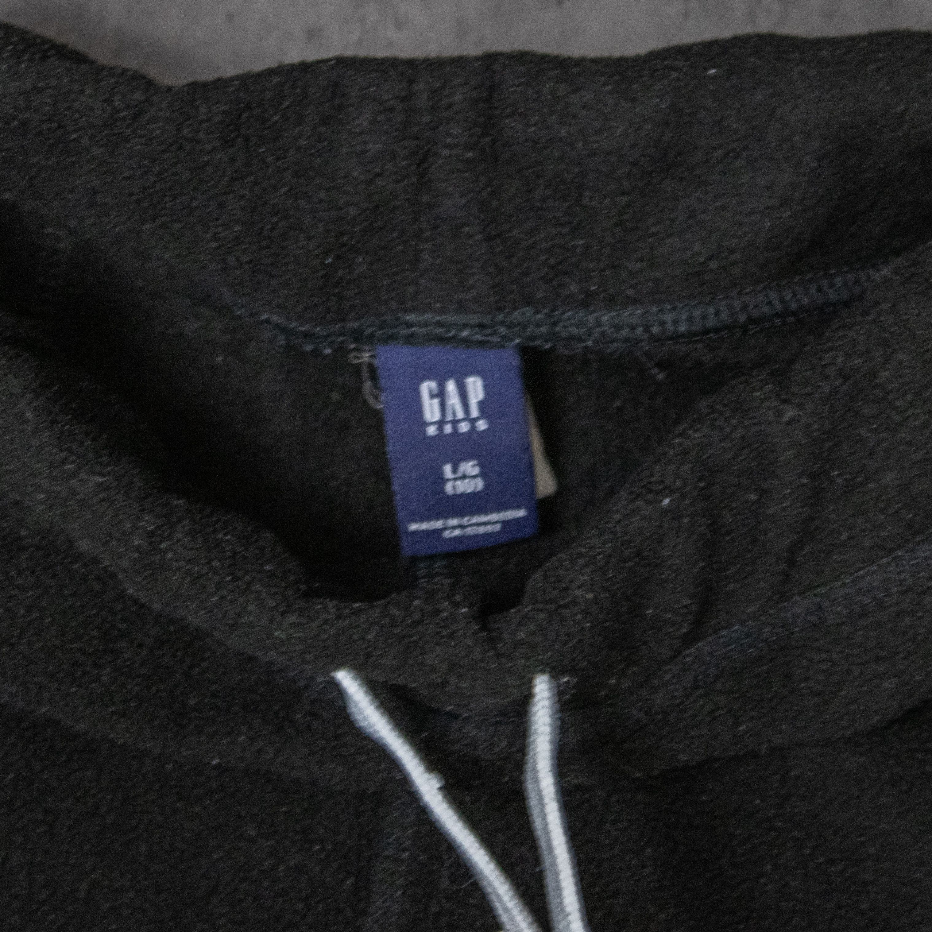 Gap Y2K 2000's Gap Baggy Relax Wide Legged Black Fleece Pant's Size US 28 / EU 44 - 11 Thumbnail