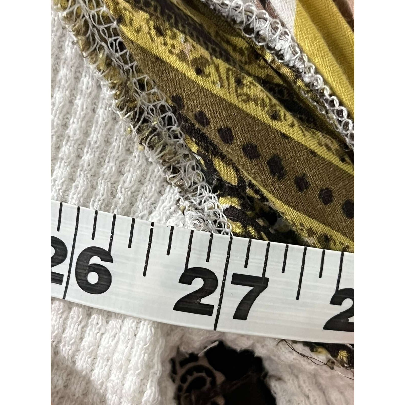 Free People Free People Womens XS Blossom Knit White Oversized A003309 Size XS / US 0-2 / IT 36-38 - 8 Thumbnail