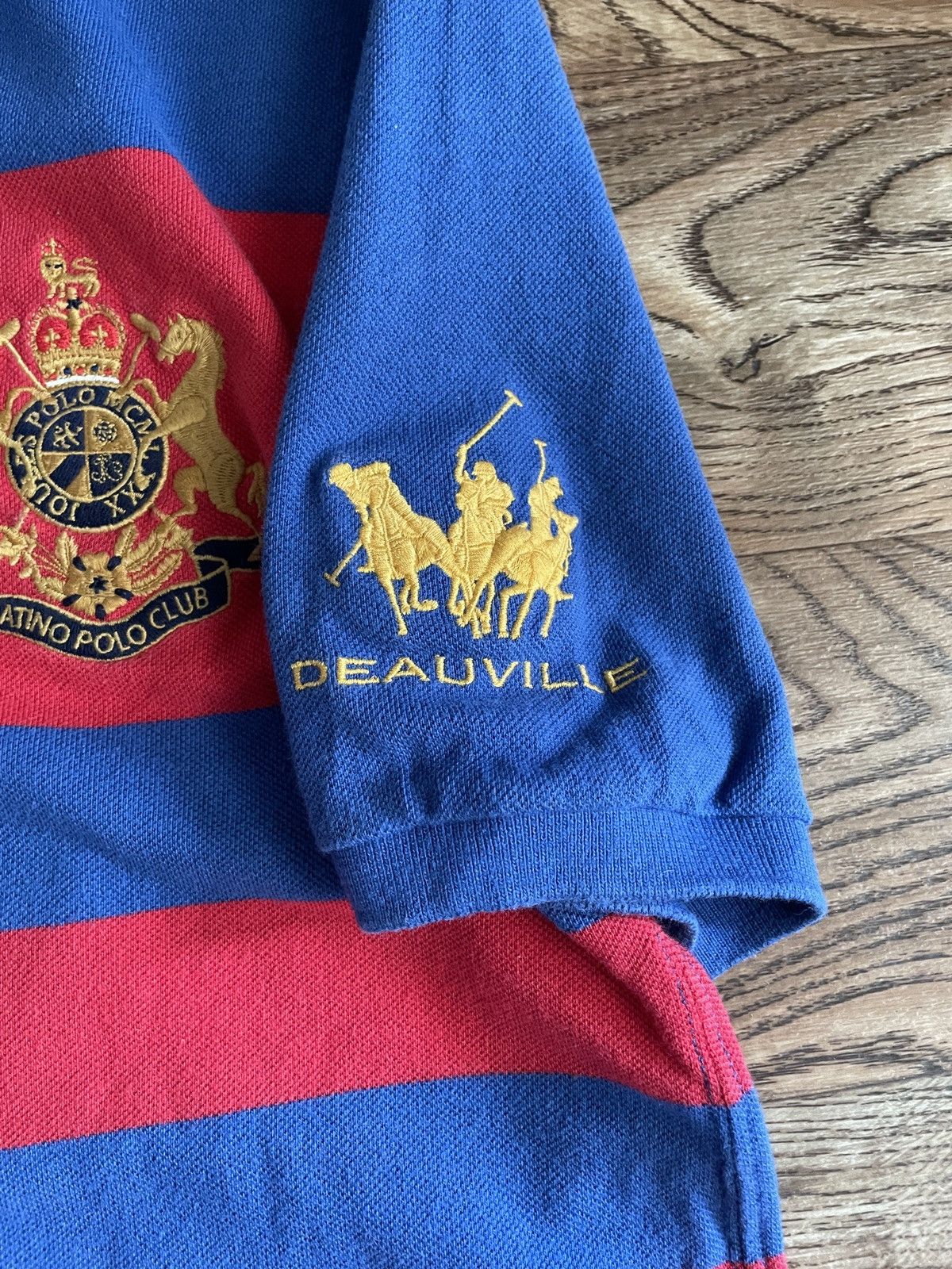Designer × Polo Ralph Lauren × Vintage Vintage Latino Polo Ralph Lauren Style Blue Polo Shirt Size US M / EU 48-50 / 2 - 6 Thumbnail
