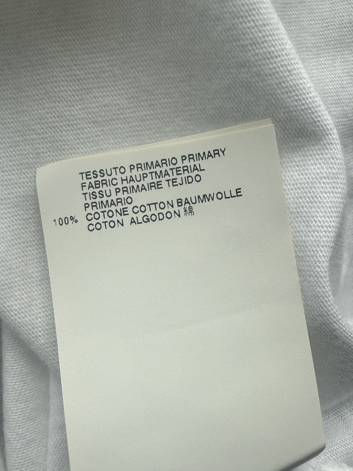 Maison Margiela Early Martin Martin Margiela 10 Mens White Cotton T Shirt 50 Size US M / EU 48-50 / 2 - 12 Thumbnail
