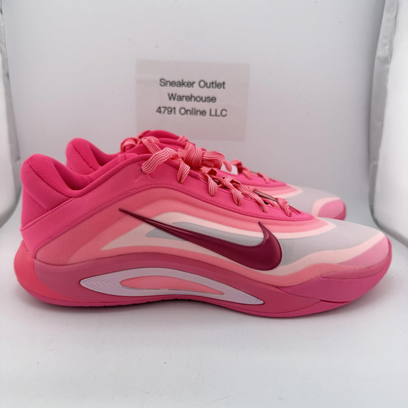 Nike Nike Aja Wilson A'One Pink Aura US 14 New FZ8605-601 Size US 14 / EU 47 - 4 Thumbnail