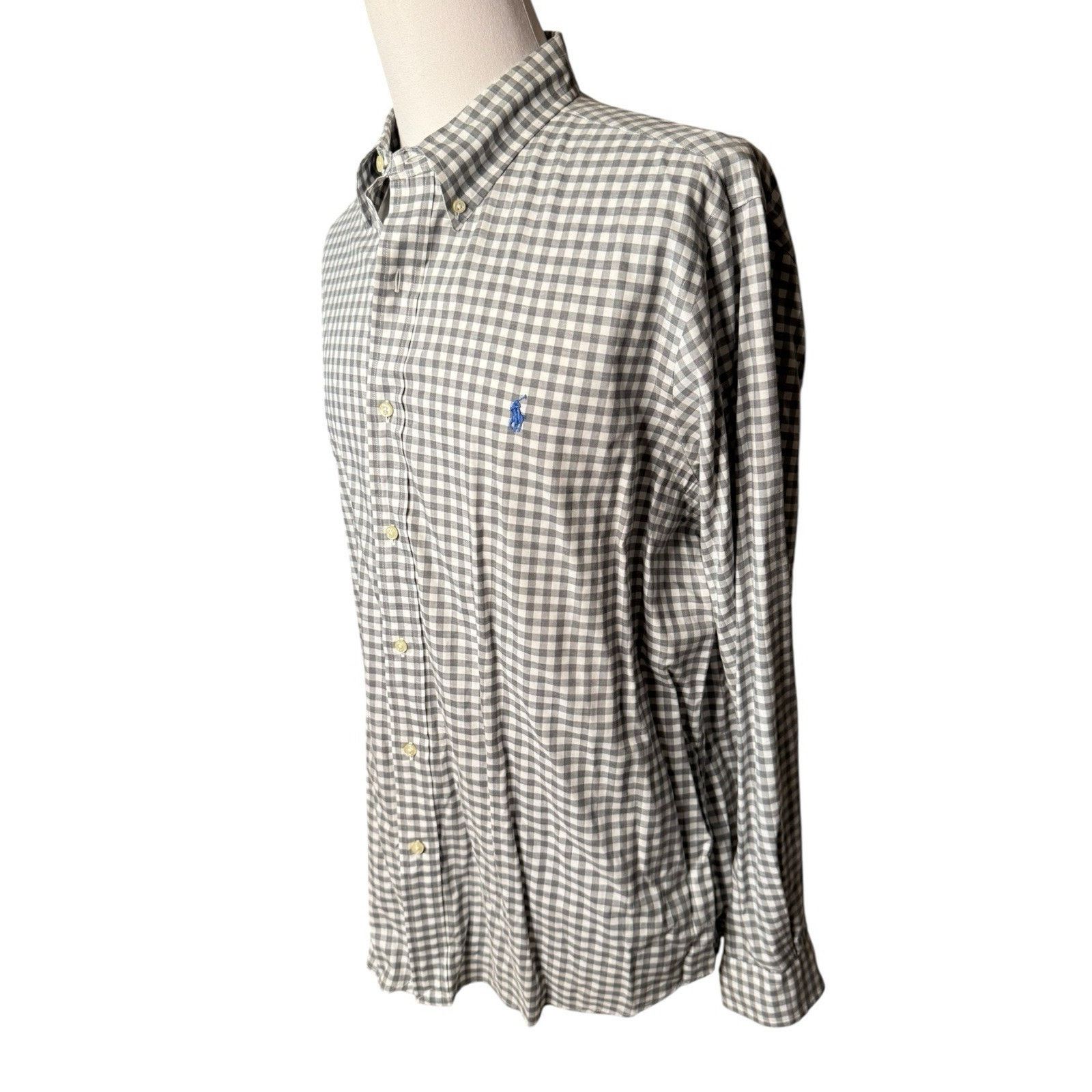 Ralph Lauren Ralph Lauren 2 Gingham Button Down Shirts Blue Gray XL Size US XL / EU 56 / 4 - 8 Thumbnail