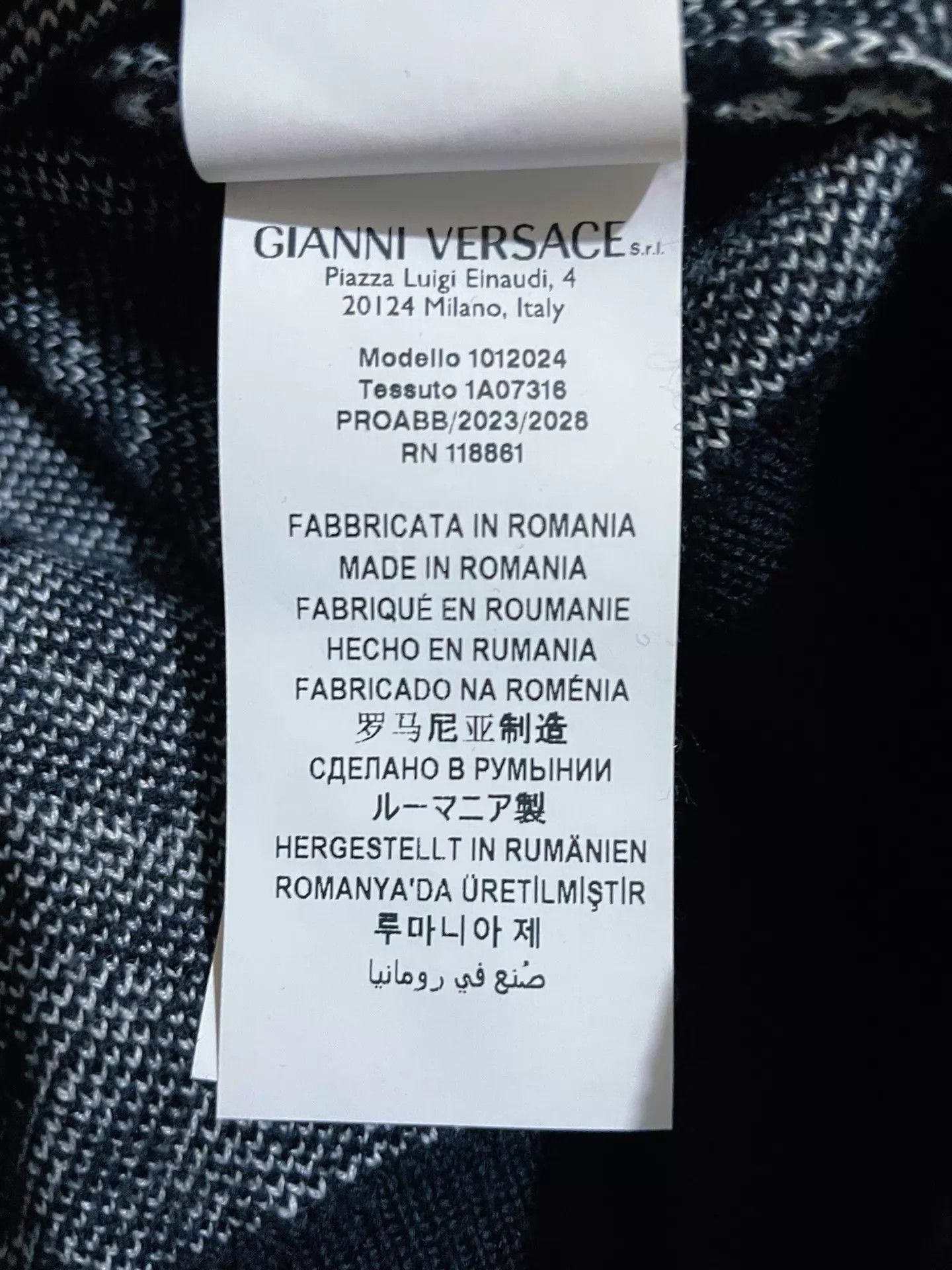 Versace Versace Milan Runway Wool Knit Sweater 48 Limited Size US M / EU 48-50 / 2 - 8 Thumbnail