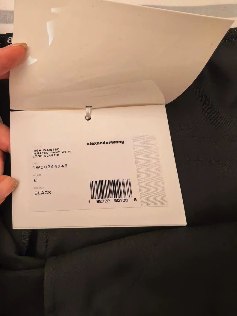 Alexander Wang Alexander Wang High-Waist Straight Casual Pants- Size 26" / US 2 / IT 38 - 2 Thumbnail