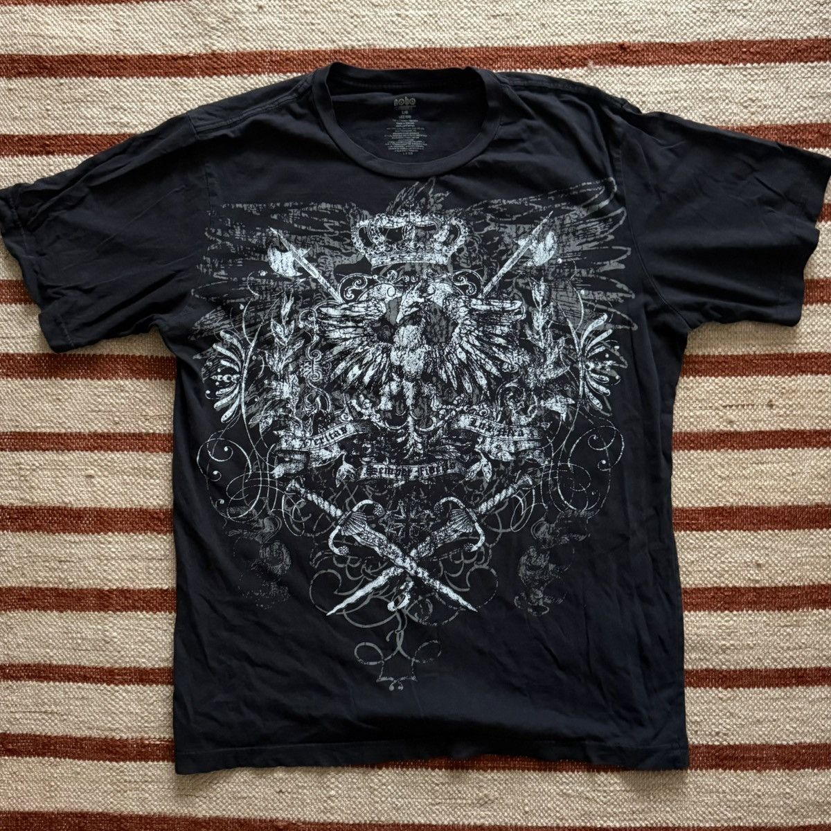 Other No Boundaries Double-Headed Eagle Graphic Tee Y2K Grunge L Size US M / EU 48-50 / 2 - 1 Thumbnail
