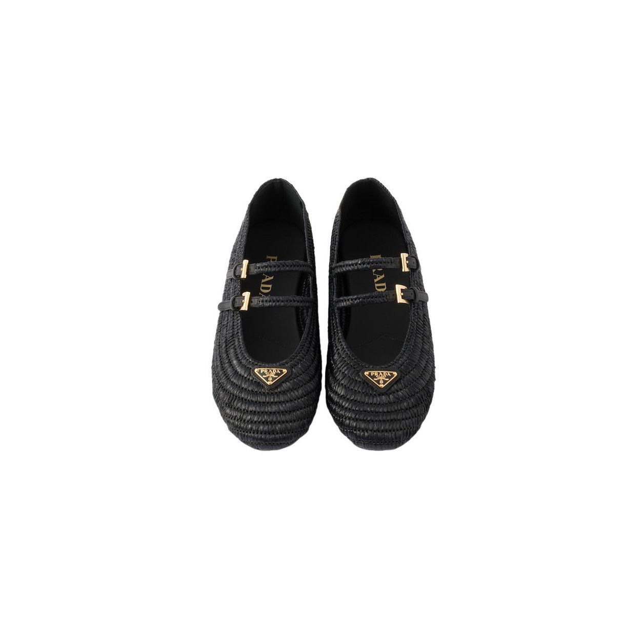 PRADA $1290 Black Crochet Ballerinas New & Authentic (Women'