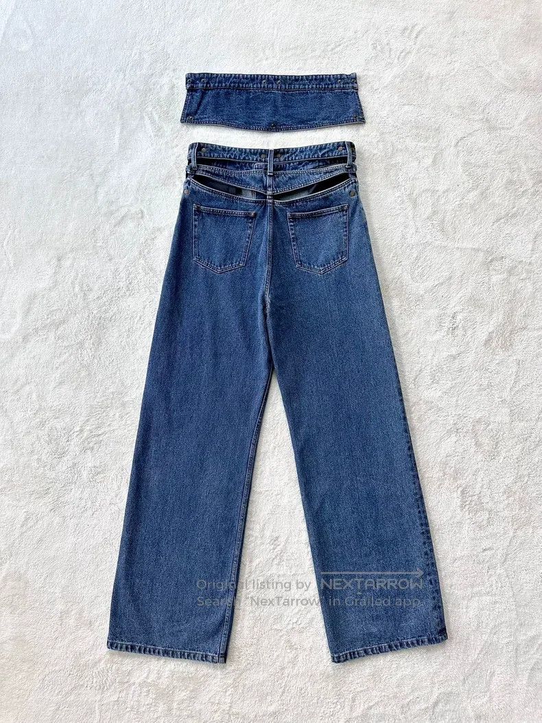Y/Project Y/Project 33 High waist straight hollow jeans Size US 33 - 6 Thumbnail