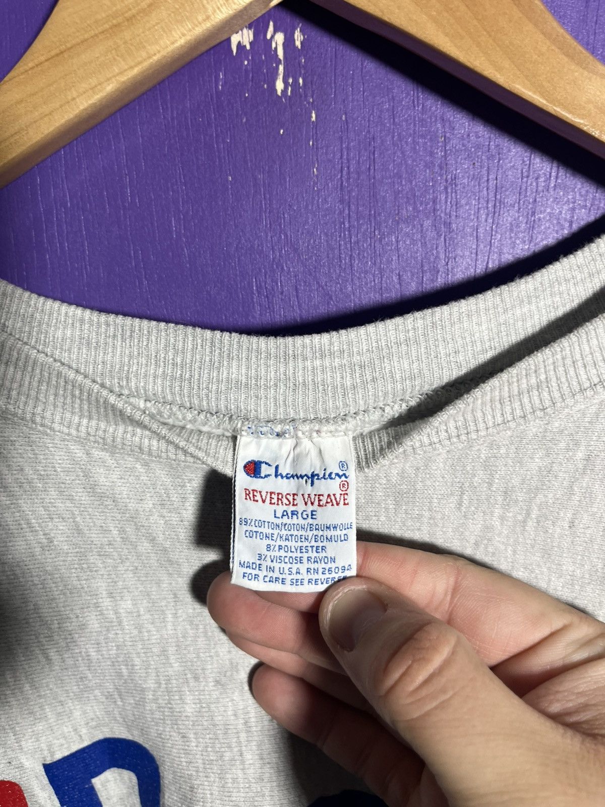 Champion × NBA × Vintage Vintage 90s Champion Denver nuggets reverse weave Size US M / EU 48-50 / 2 - 4 Thumbnail