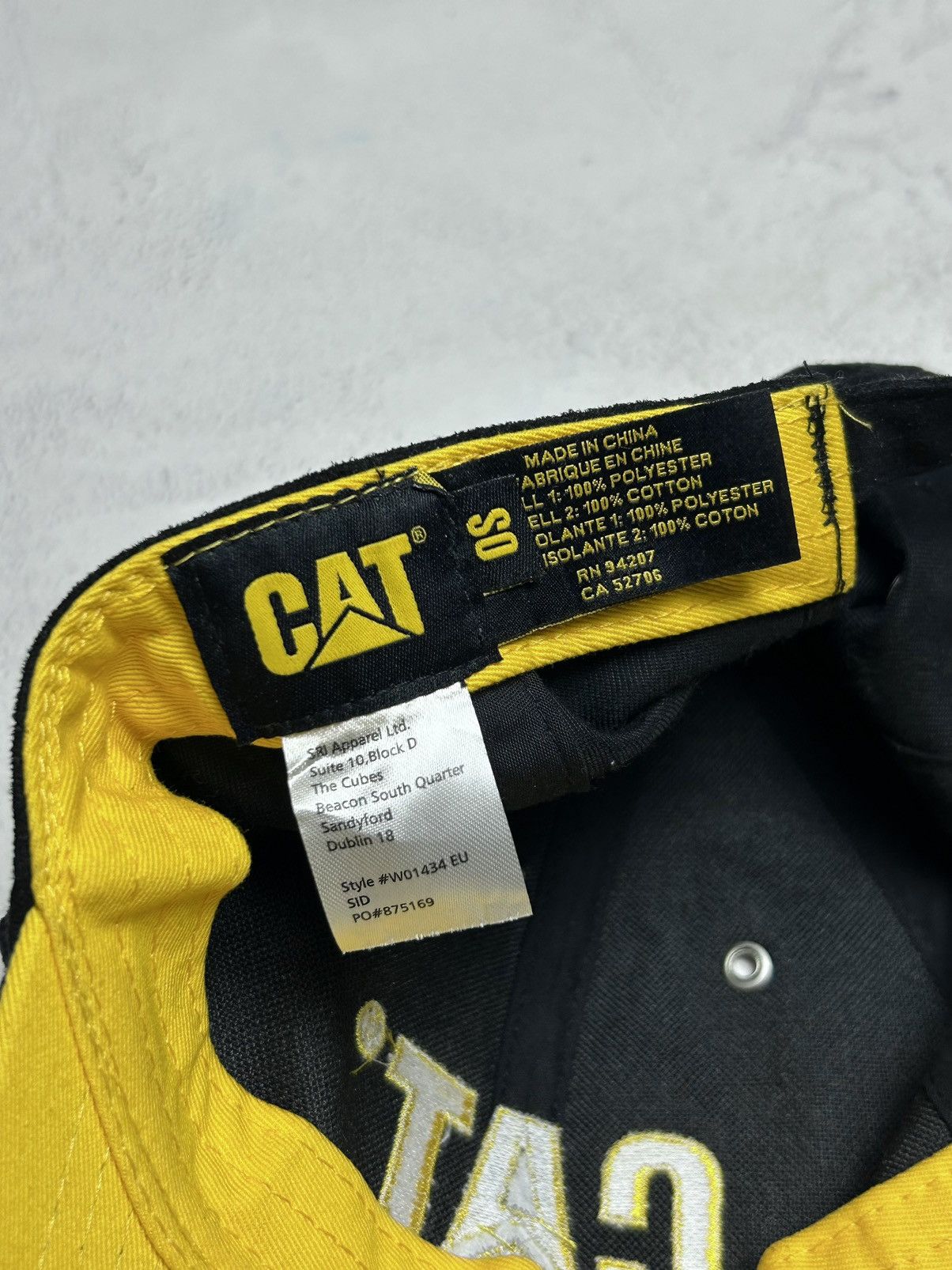 Caterpillar Caterpillar Cap Adjustable Baseball New With Tags Size ONE SIZE - 6 Thumbnail