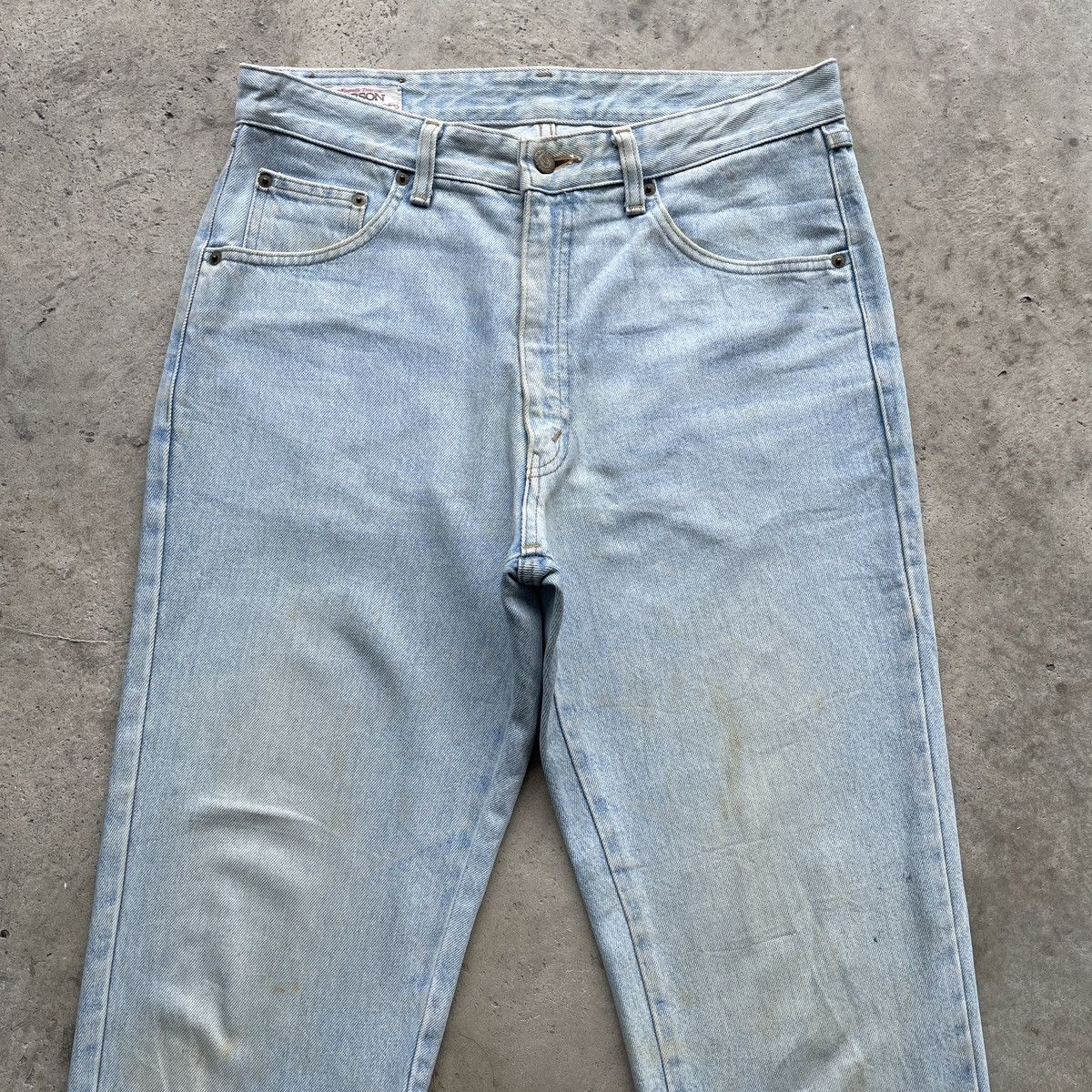 Japanese Brand Vintage Bobson Light wash Jeans Faded Denim Pants W32 Size US 32 / EU 48 - 3 Thumbnail