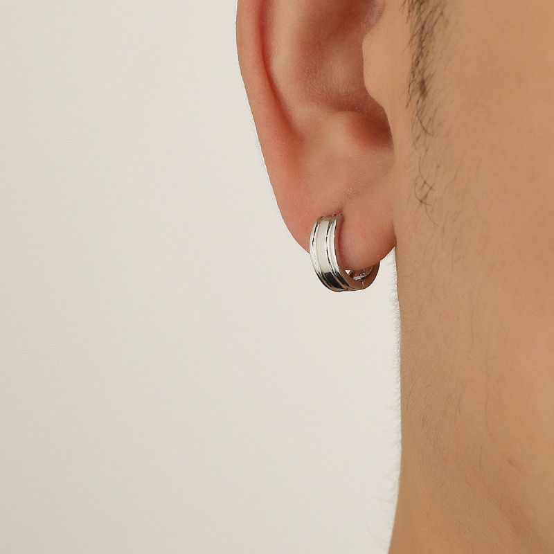Jewelry × Sterling Silver Future Earrings One Pairs Chrome Jewelry Size ONE SIZE - 1 Thumbnail