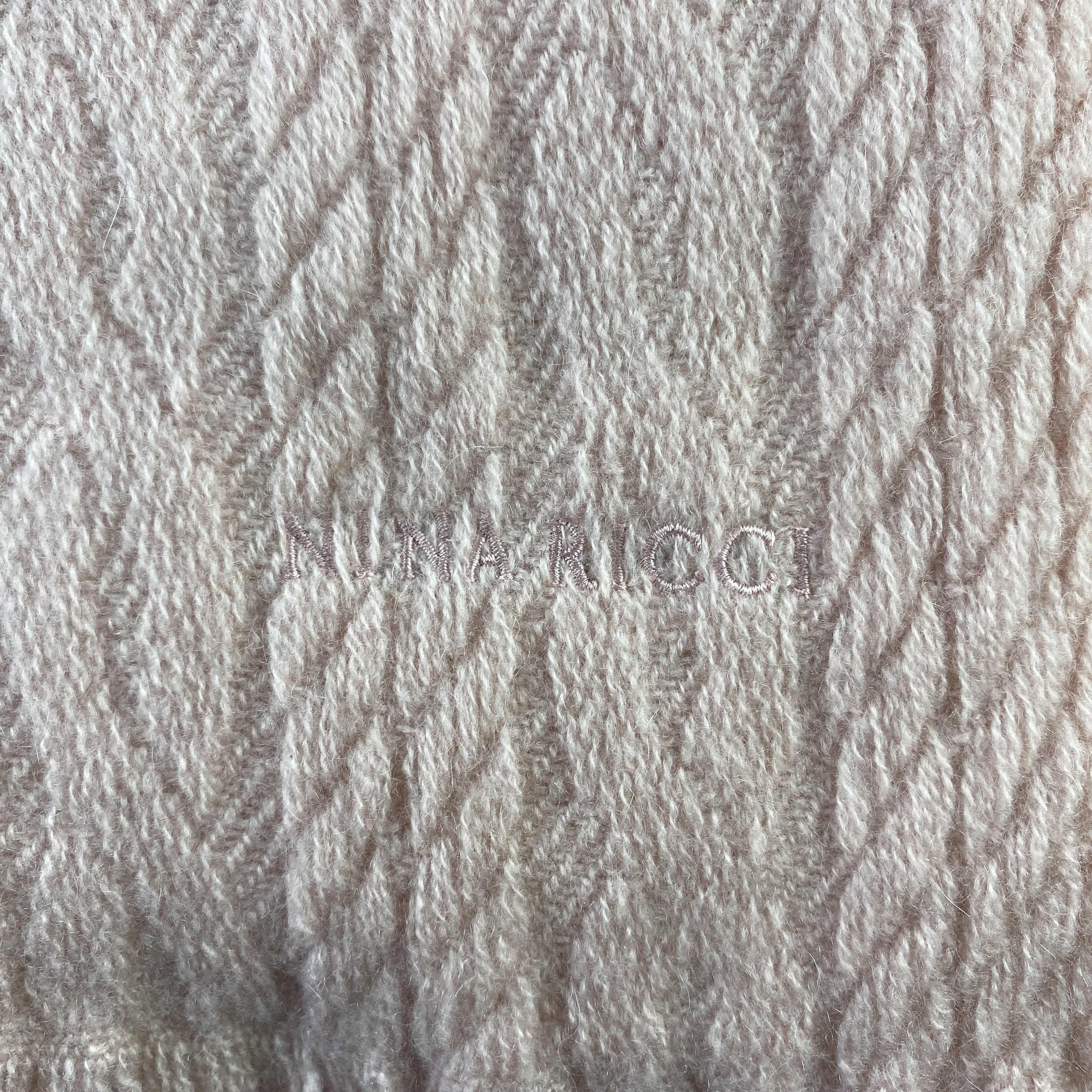 Nina Ricci Nina Ricci Scarf Neck Wrap Cashmere Muffler Size ONE SIZE - 3 Thumbnail