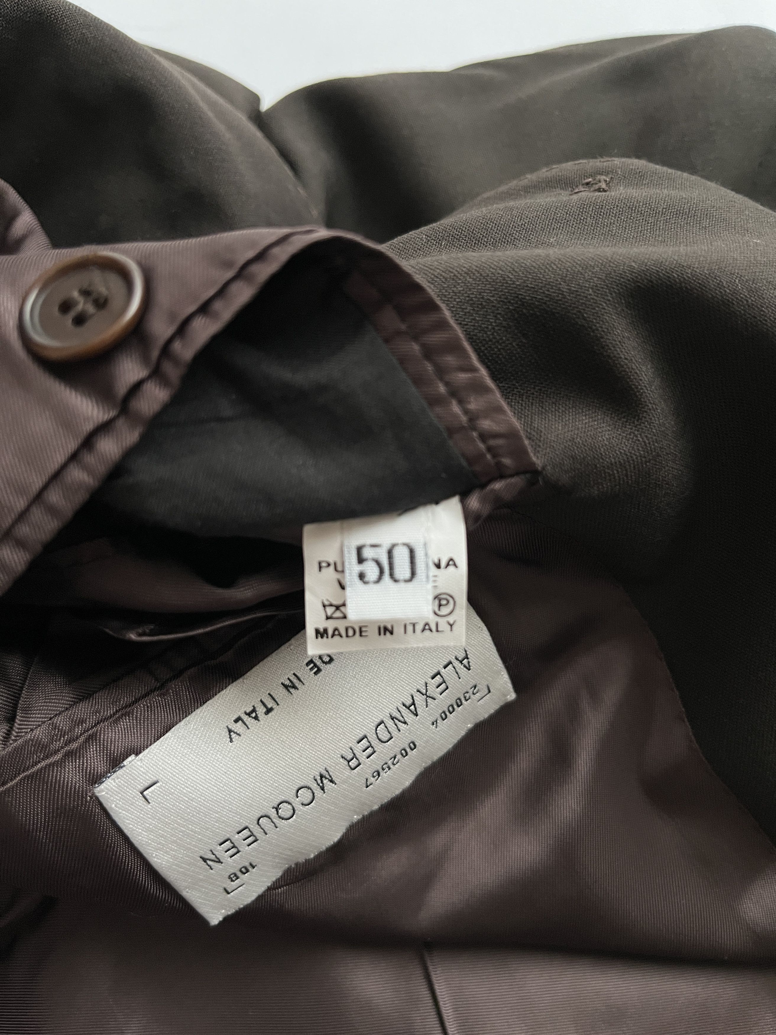 Alexander McQueen ⚡️QUICK SALE⚡️1996 Alexander McQueen Brown Blazer Jacket Size US M / EU 48-50 / 2 - 5 Thumbnail
