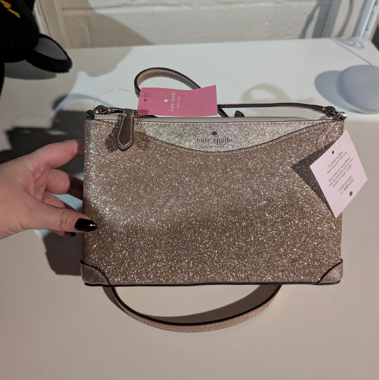 Other Kate Spade Sparkling crossbody- rose gold Size ONE SIZE - 1 Thumbnail